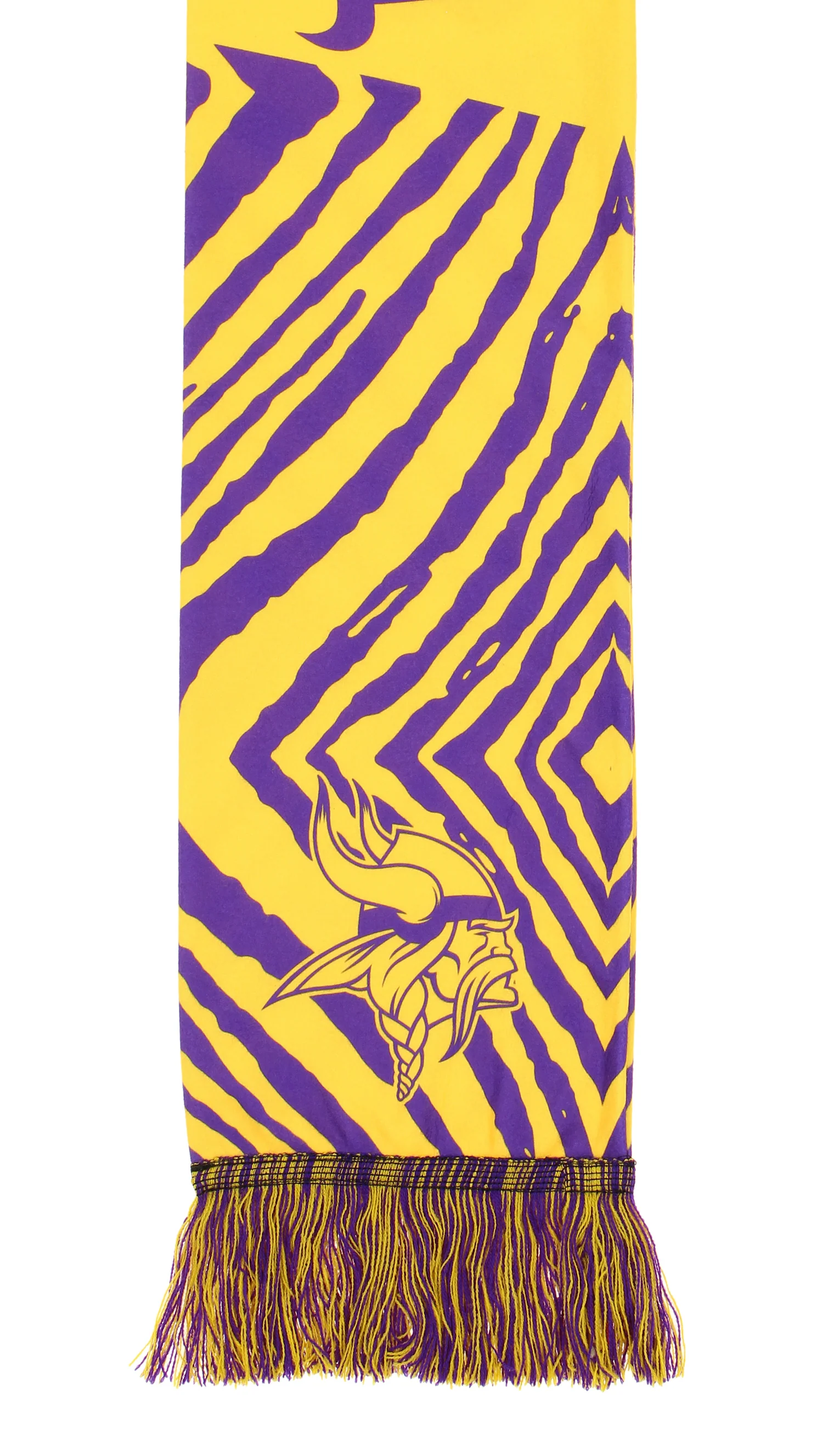 FOCO X Zubaz NFL Collab 3 Pack Glove Scarf & Hat Outdoor Winter Set, Minnesota Vikings - Image 2