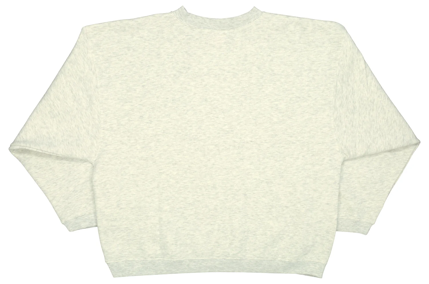 ZUBAZ 88 HEATHER GRAY OVERSIZED CREW SWEATSHIRT W/ NAVY SNAKE GRAPHIC - Image 3