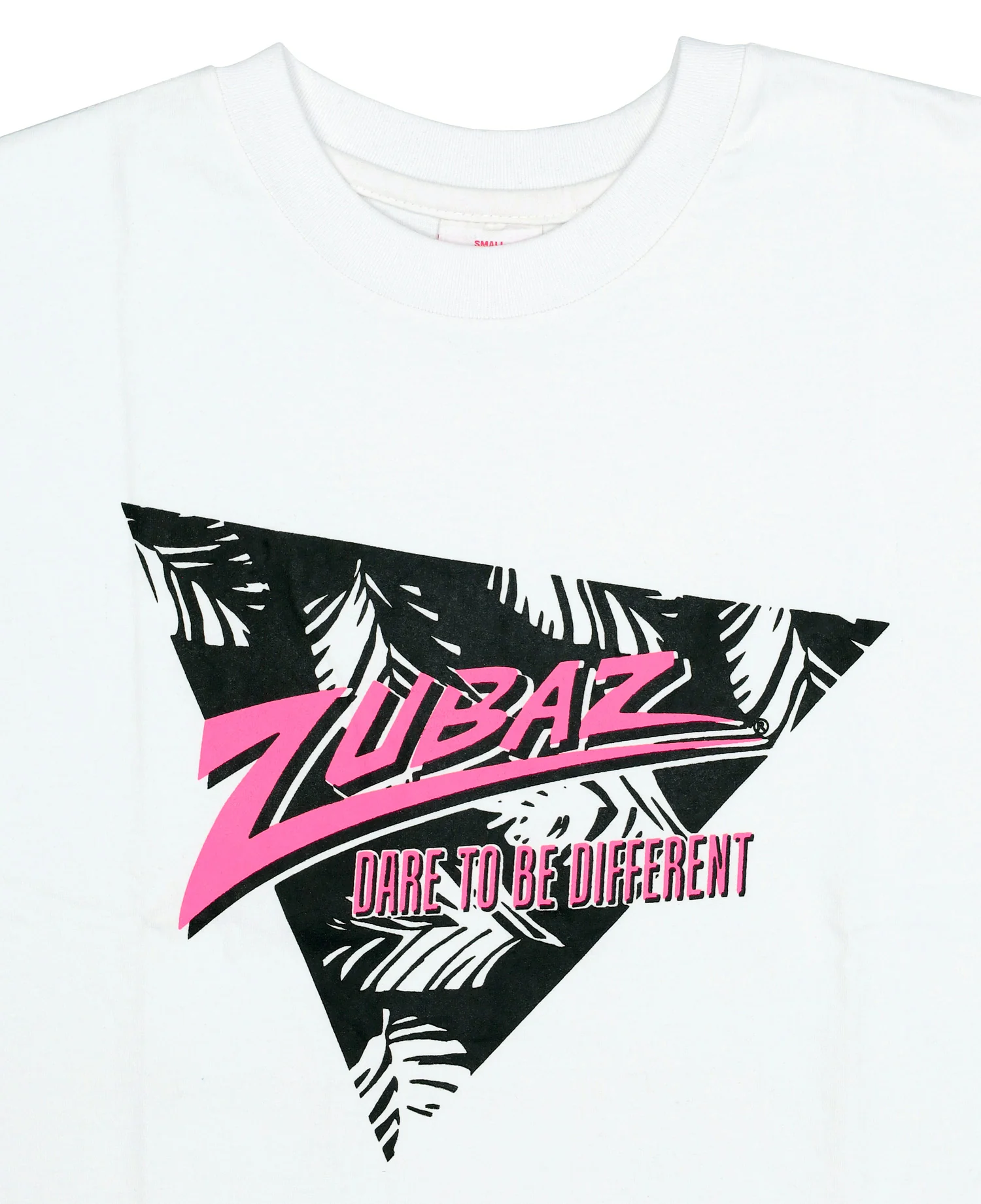 Zubaz 88 Men's Oversized Short Sleeve T-Shirt - BLACK/WHITE LEAF - Image 2