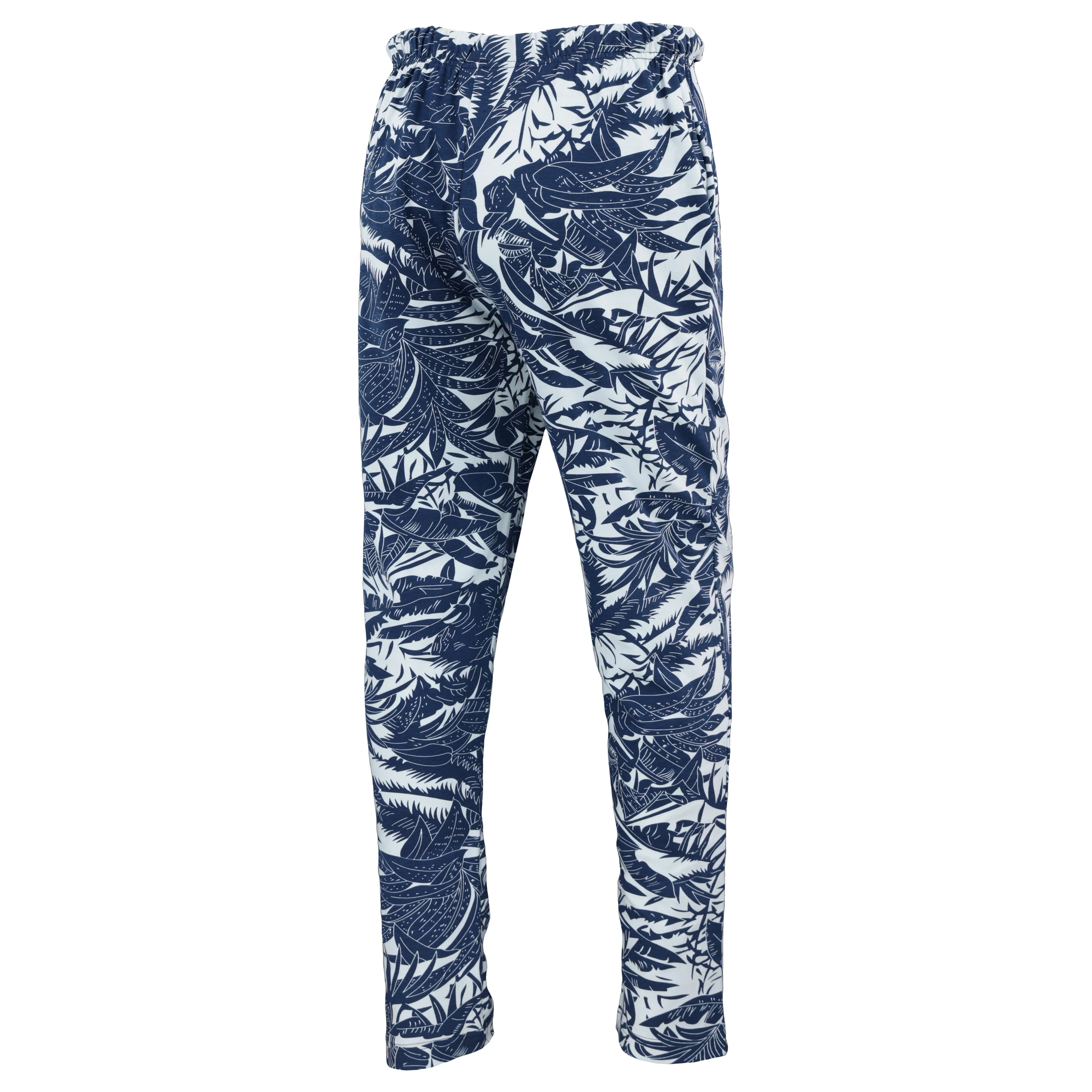 Zubaz 88 Men's The Original Pants - NAVY/WHITE TROPICS - Image 2