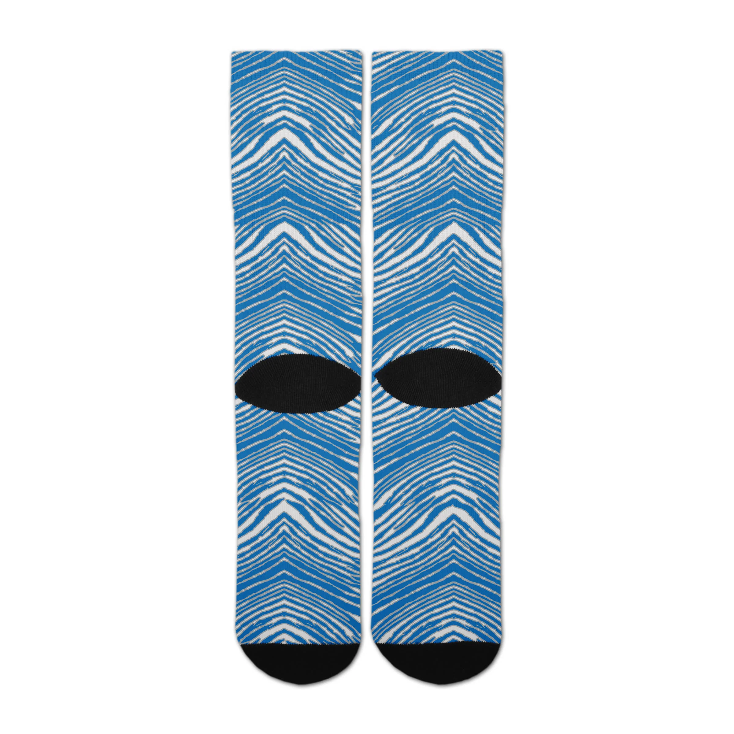 Zubaz By For Bare Feet NFL Zubified Adult and Youth Dress Socks, Detroit Lions, One Size - Image 4