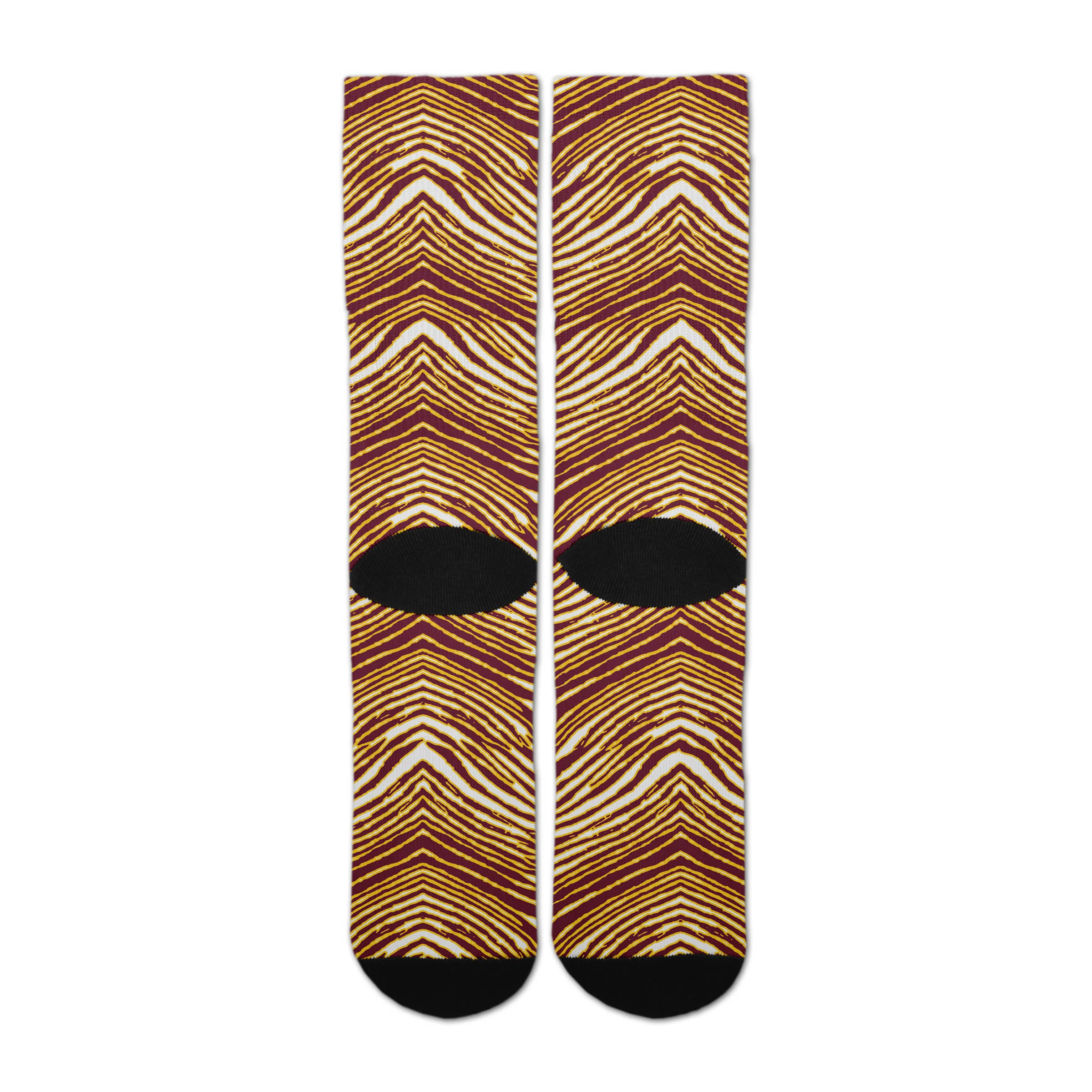 Zubaz By For Bare Feet NFL Zubified Adult and Youth Dress Socks, Washington Commanders, One Size - Image 4
