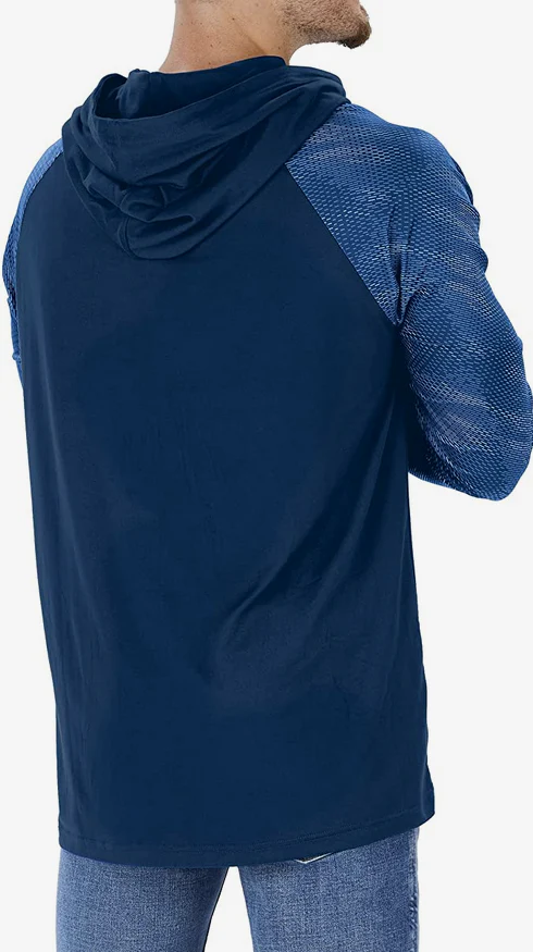 Zubaz Dallas Cowboys NFL Men's Team Color Hoodie with Tonal Viper Sleeves - Image 2