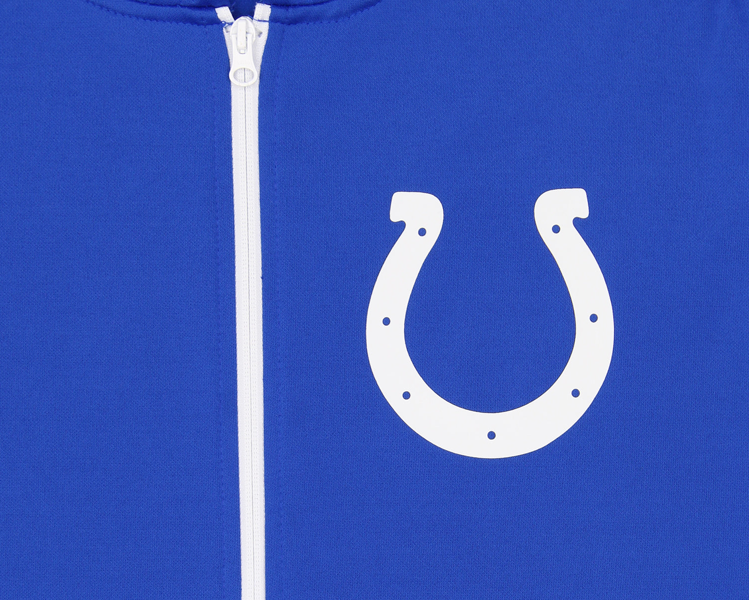 Zubaz Indianapolis Colts NFL Men's Full Zip Hoodie with Zebra Print Details - Image 3