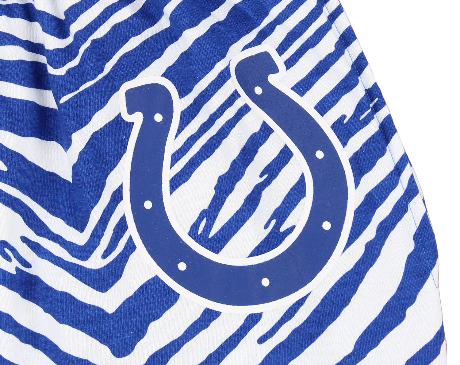 Zubaz Indianapolis Colts NFL Men's Zebra Left Hip Logo Lounge Pant - Image 3
