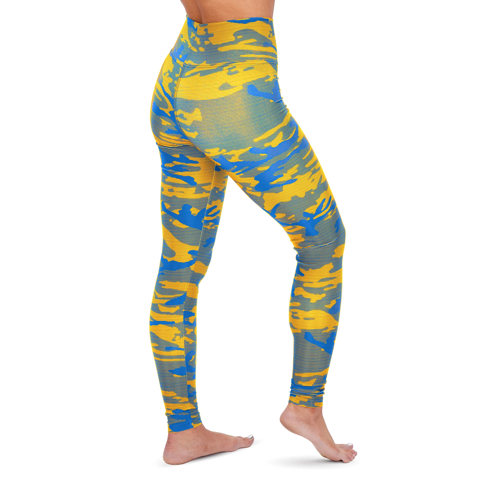 Zubaz Los Angeles Charges NFL Women's NFL Marled Camo Lines Legging - Image 2