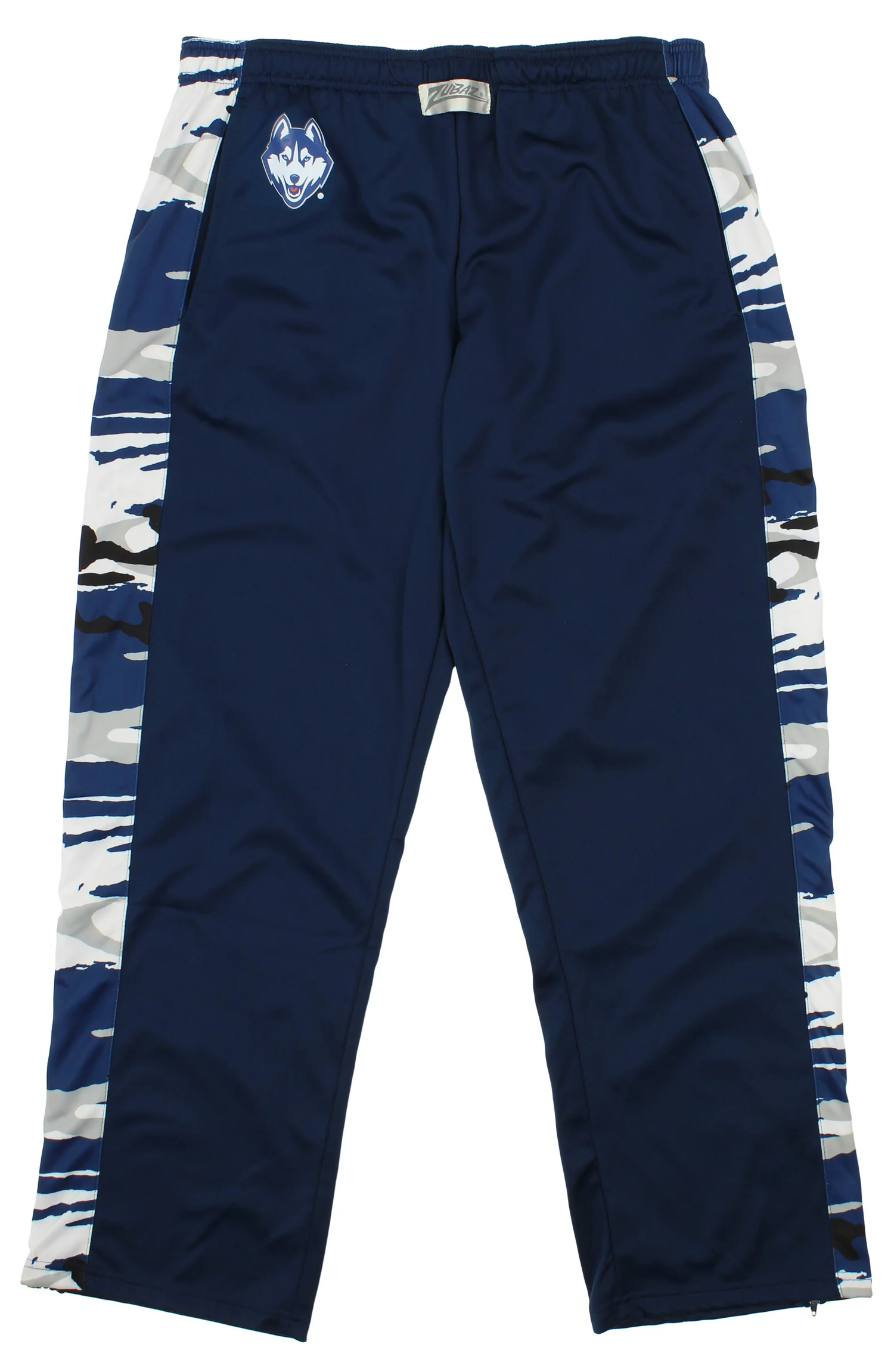 Zubaz MCAA Men's University of Connecticut Huskies Camo Stadium Pants - Image 2