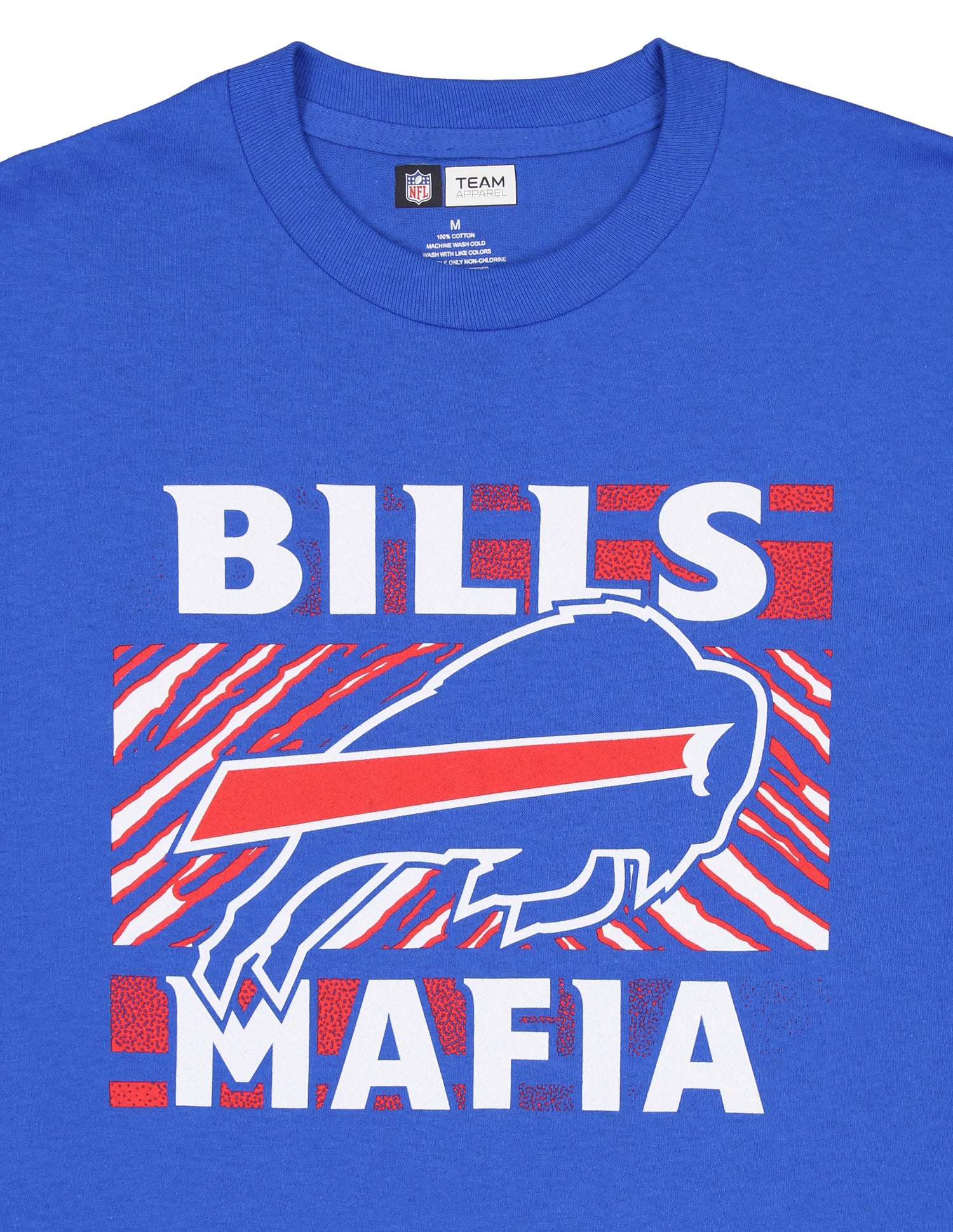 Zubaz Men's Buffalo Bills Long Sleeve T-Shirt, Bills Mafia - Image 3