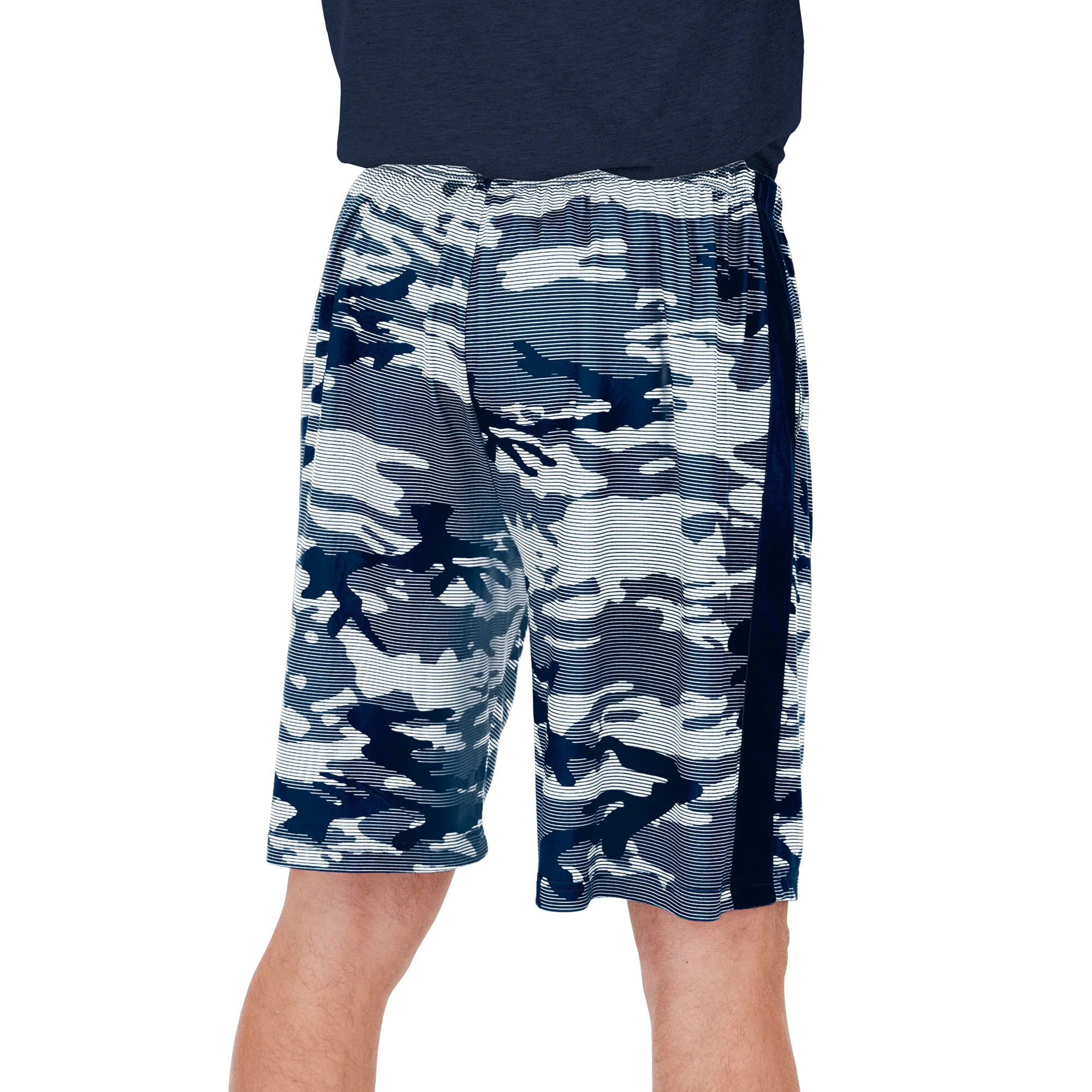 Zubaz Men's NFL Dallas Cowboys Lightweight Camo Lines Shorts with Logo - Image 3