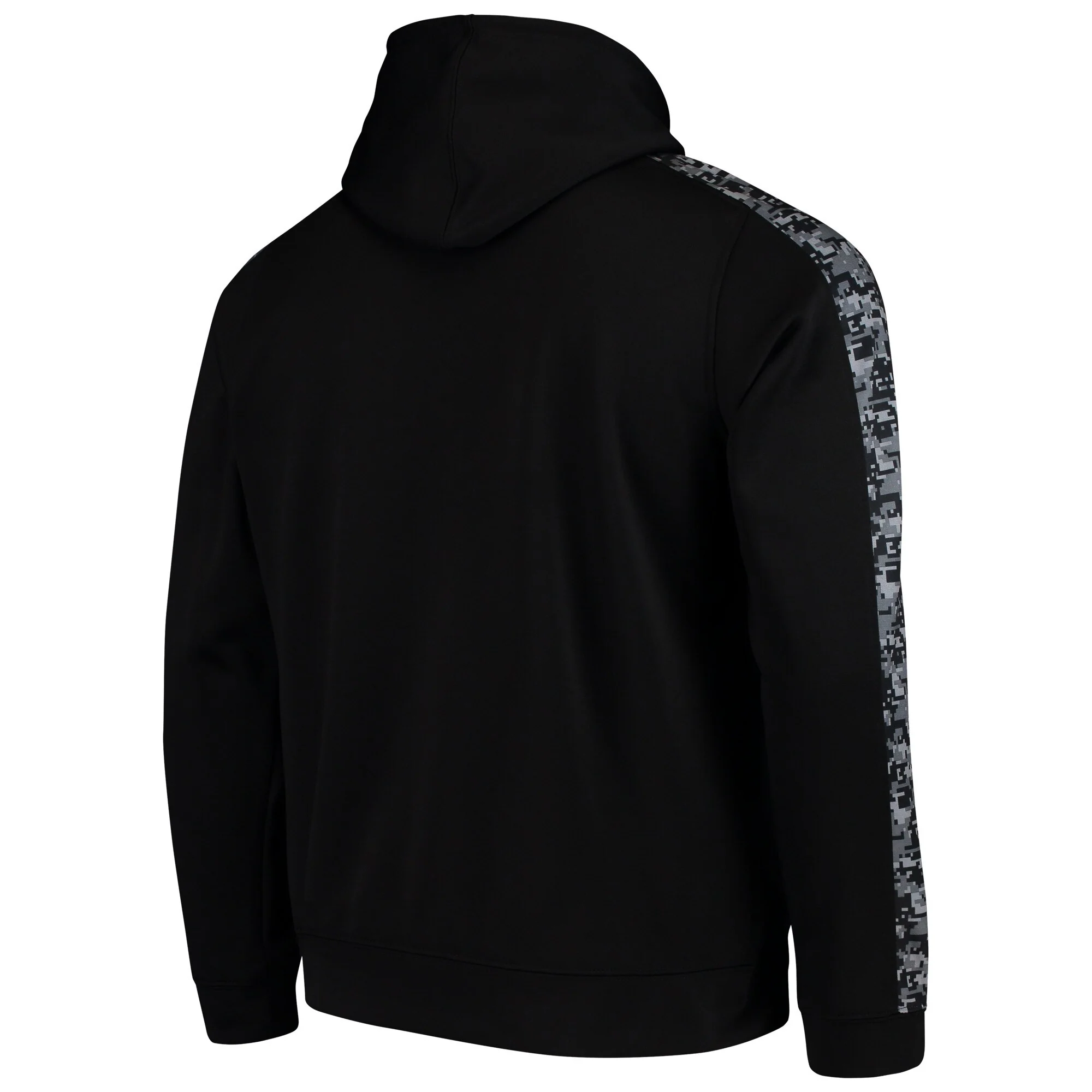 Zubaz Men's NFL Houston Texans Black Digi Camo Pullover Hoodie - Image 2