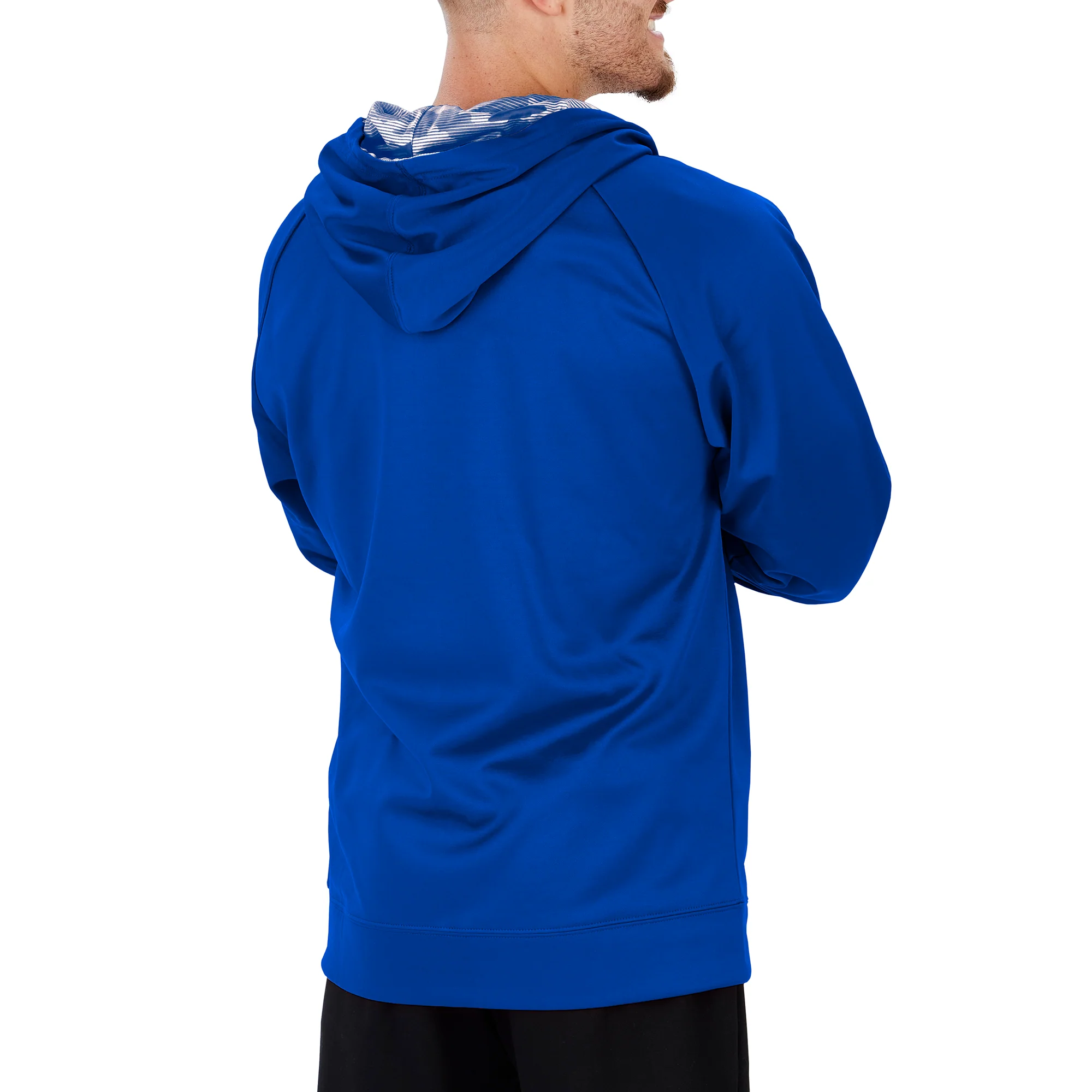 Zubaz Men's NFL Indianapolis Colts Full Zip Camo Hoodie - Image 2