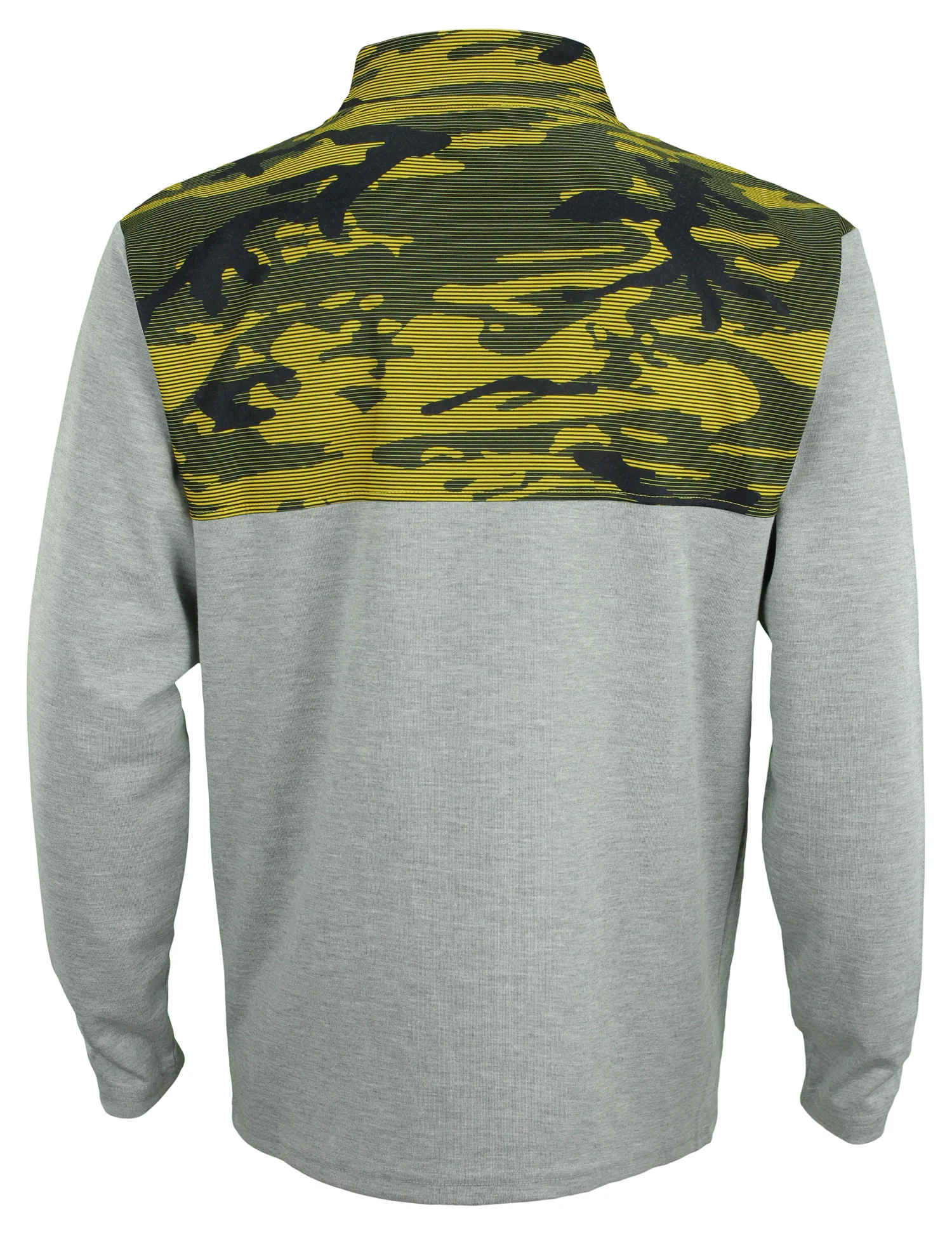 Zubaz Men's NFL Pittsburgh Steelers 1/4 Zip Fleece Pullover with Camo Lines - Image 2