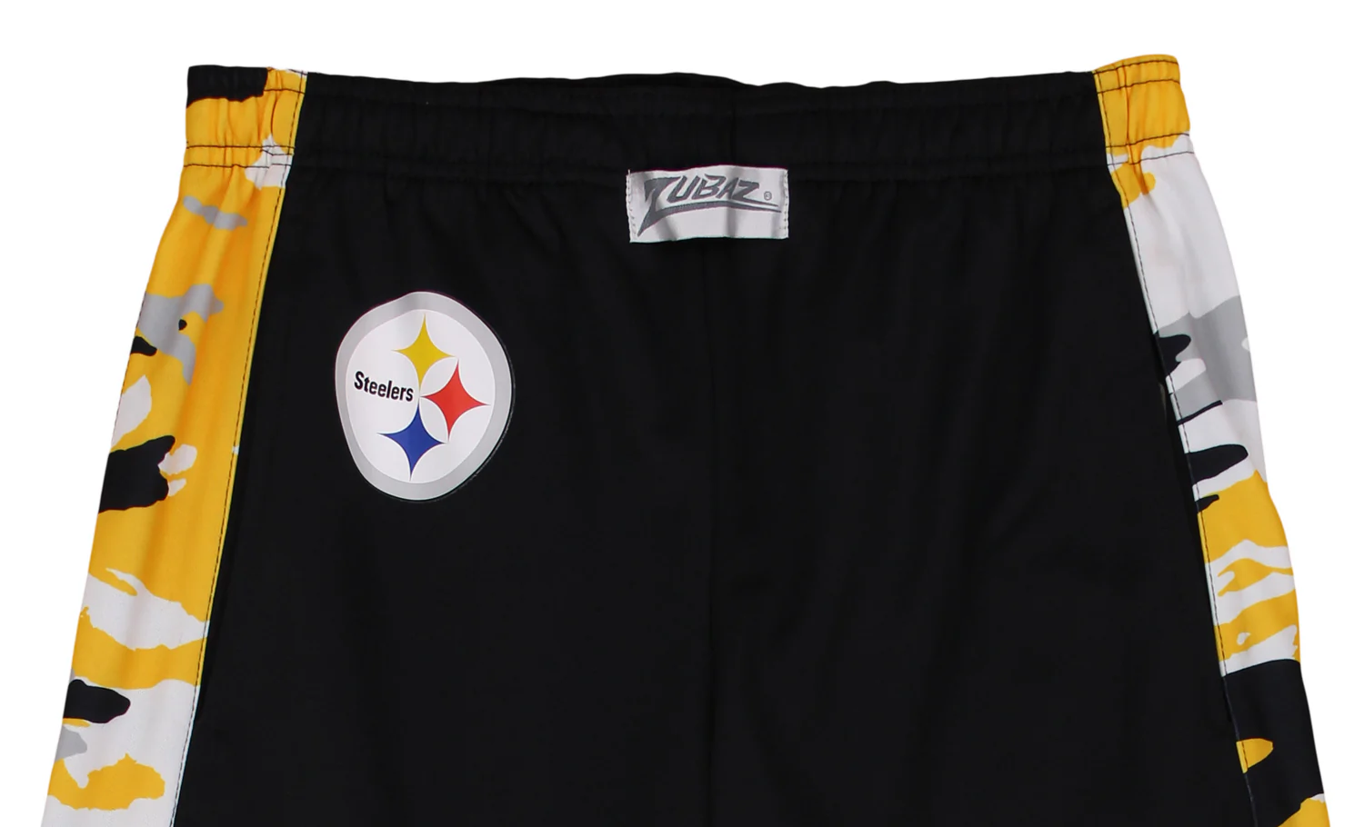 Zubaz Men's NFL Pittsburgh Steelers Camo Print Stadium Pants - Image 3