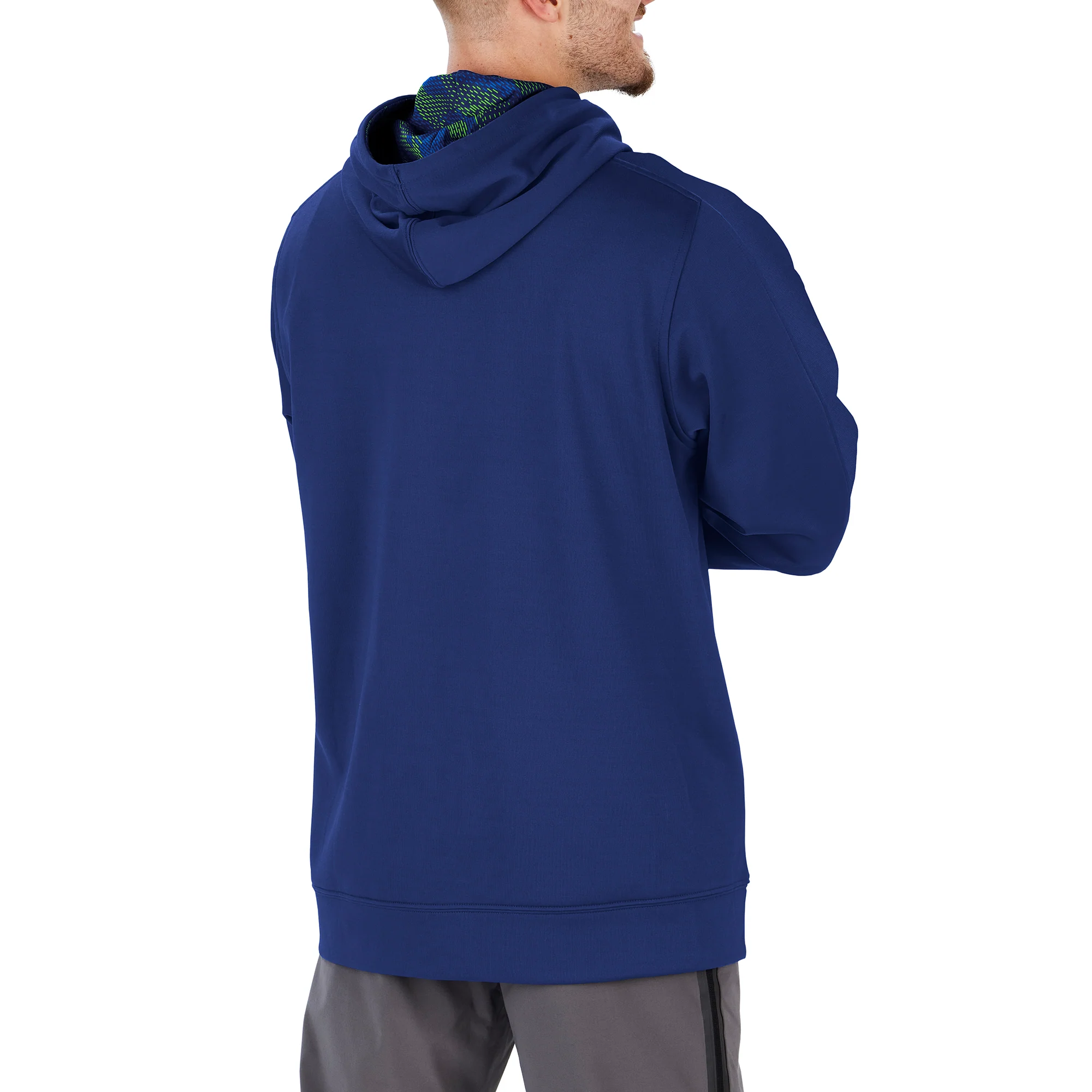 Zubaz Men's NFL Seattle Seahawks Viper Print Hoodie - Image 3