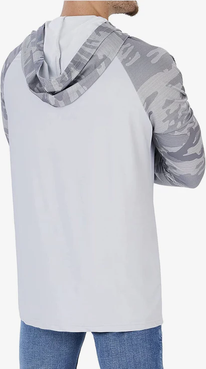 Zubaz Men's WASHINGTON FOOTBALL TEAM GRAY LW HOOD W/ TONAL CAMO LINES ACCENT Medium - Image 2