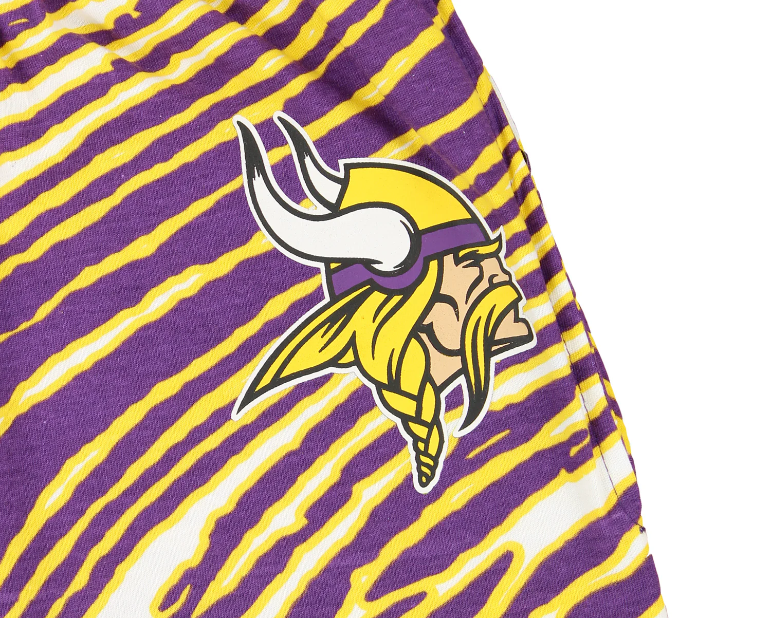 Zubaz Minnesota Vikings NFL Men's Zebra Left Hip Logo Lounge Pant - Image 3