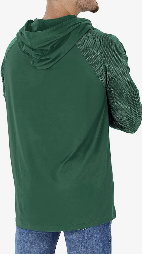 Zubaz New York Jets NFL Men's Team Color Hoodie with Tonal Viper Sleeves - Image 2