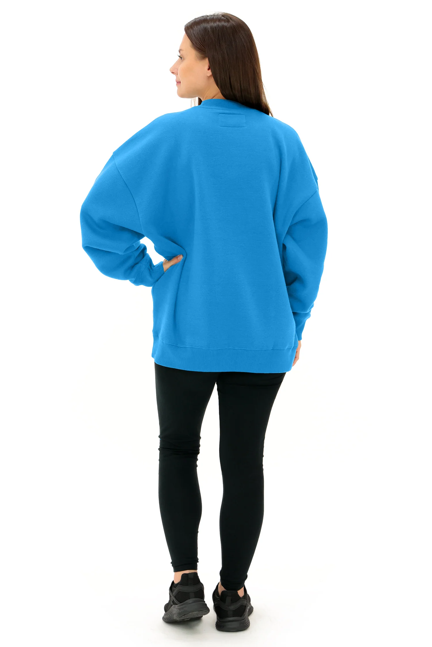 Zubaz NFL   90s Drop Shoulder Crewneck -MVP, DETROIT LIONS - Image 3