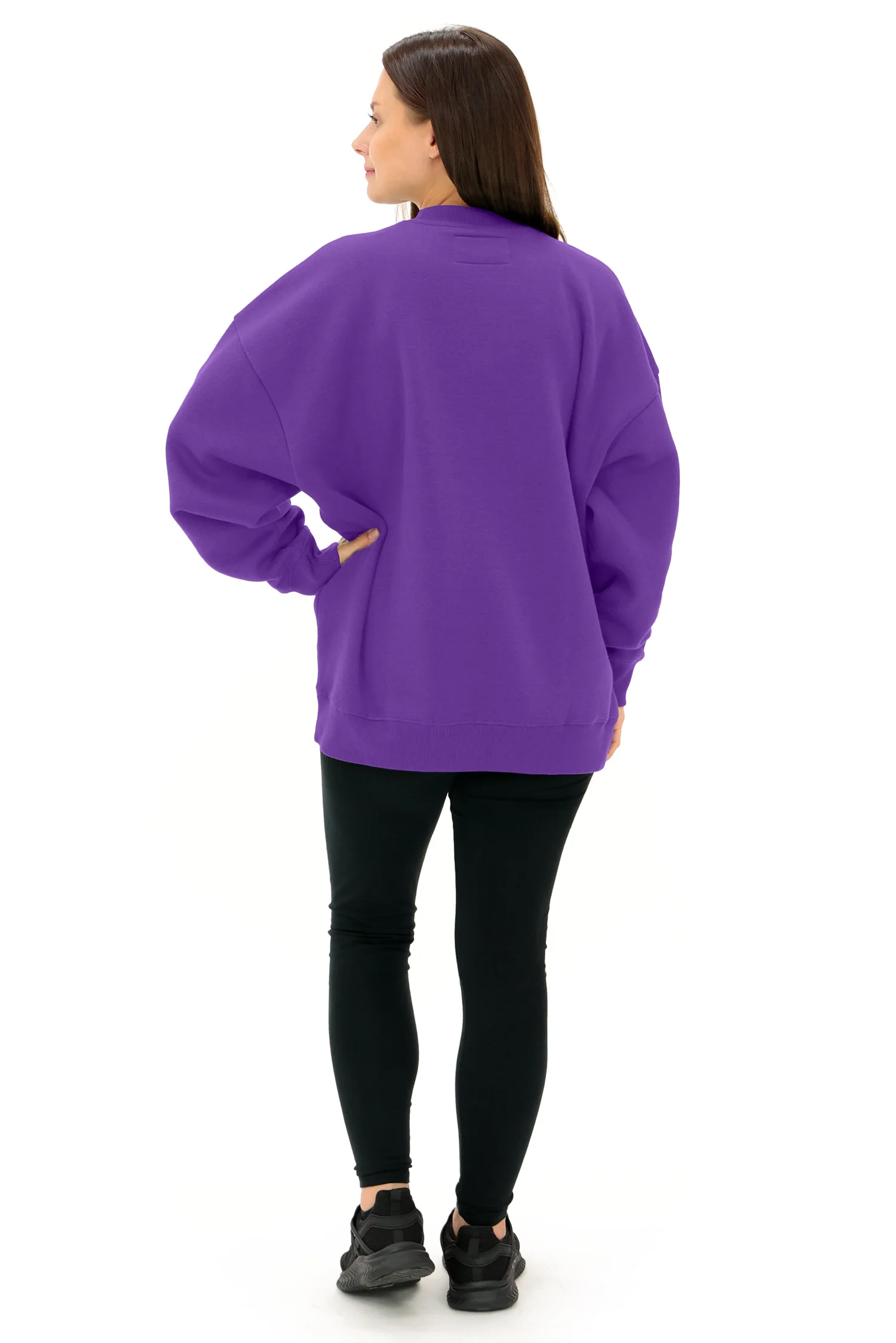 Zubaz NFL 90s Drop Shoulder Crewneck -MVP, MINNESOTA VIKINGS - Image 3
