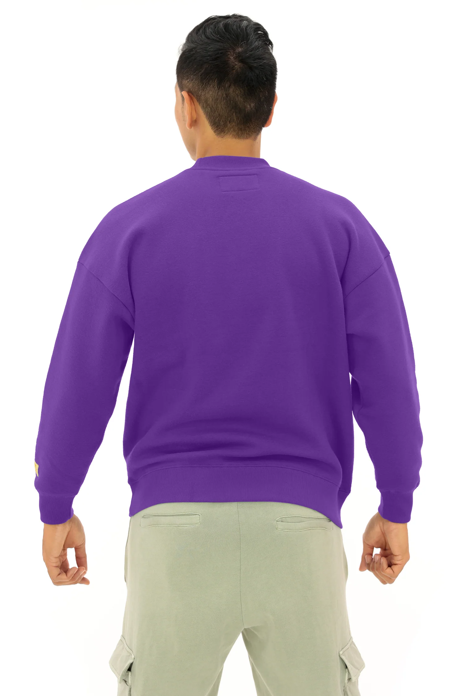 Zubaz NFL 90s Drop Shoulder Crewneck -MVP, MINNESOTA VIKINGS - Image 5