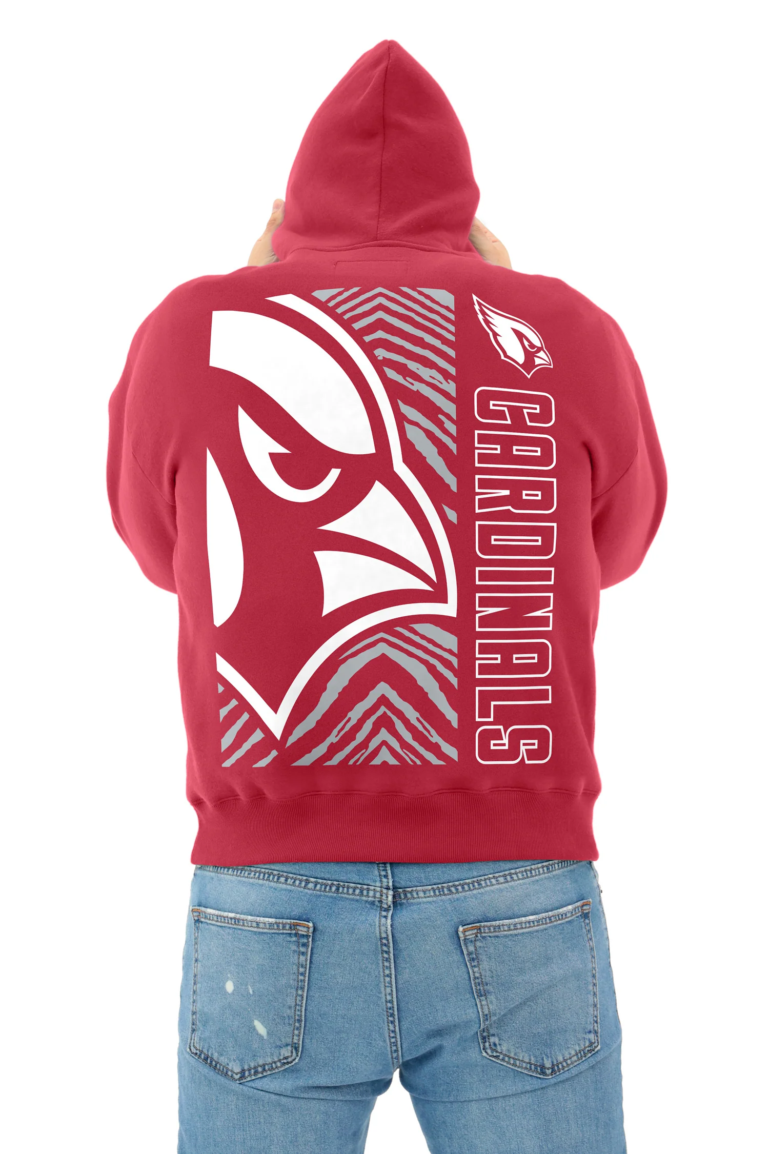 Zubaz NFL 90s Drop Shoulder Hoodie -MVP, ARIZONA CARDINALS - Image 10