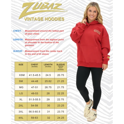 Zubaz NFL 90s Drop Shoulder Hoodie -MVP, CAROLINA PANTHERS - Image 6
