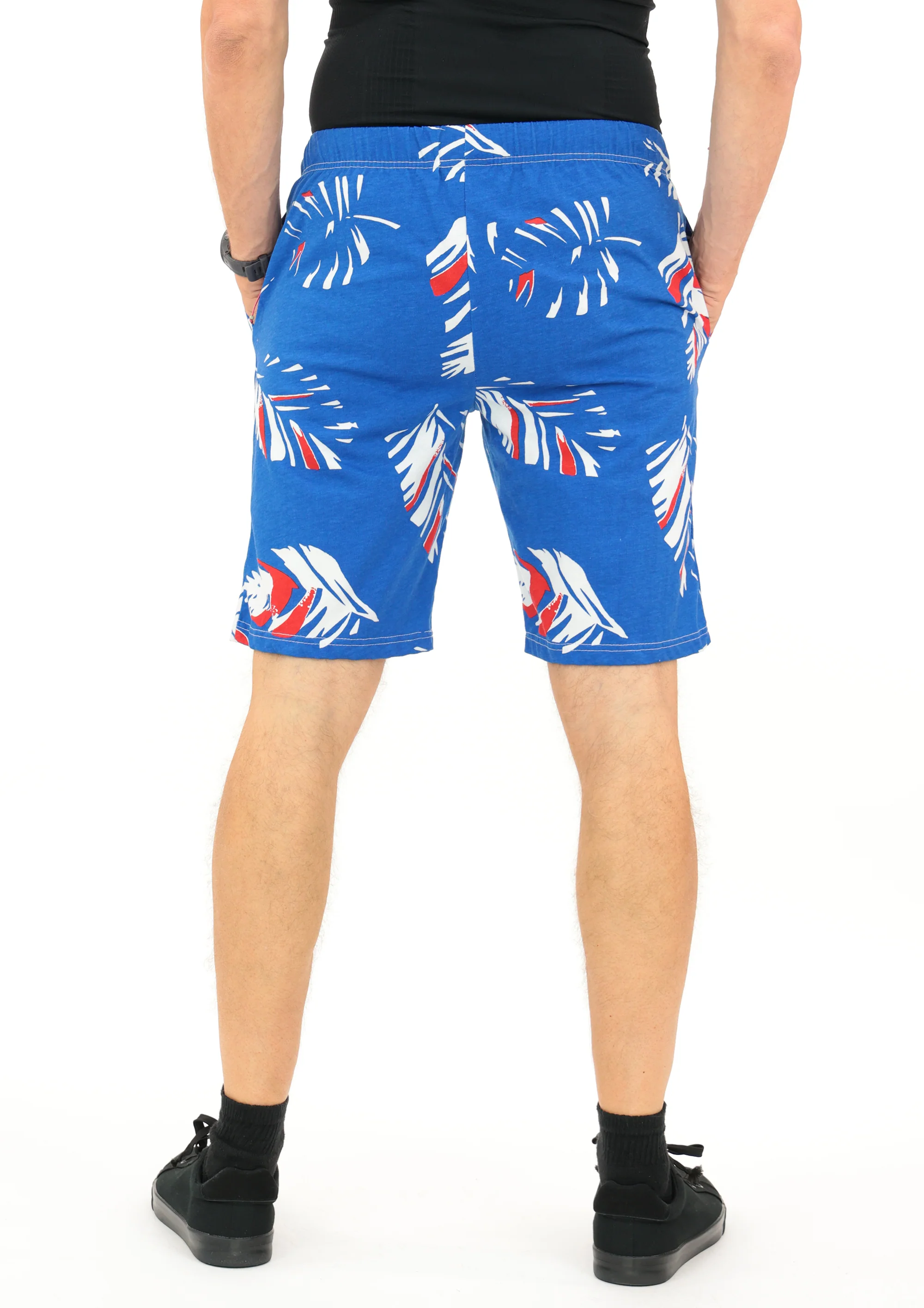 Zubaz NFL Adult Unisex for Men and Women Z88 Embroidered Leaf 3 Team Color Shorts, Buffalo Bills - Image 27