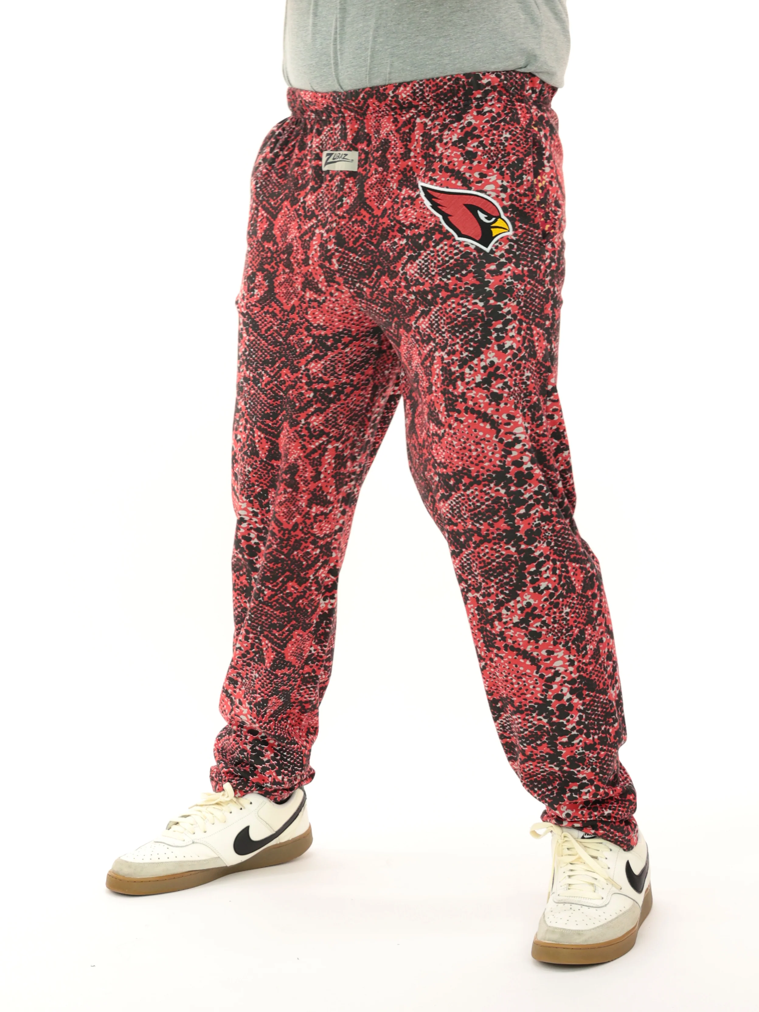 Zubaz NFL Adult Unisex Z88 Embroidered Post Pattern Pant, Arizona Cardinals, X-Small - Image 44