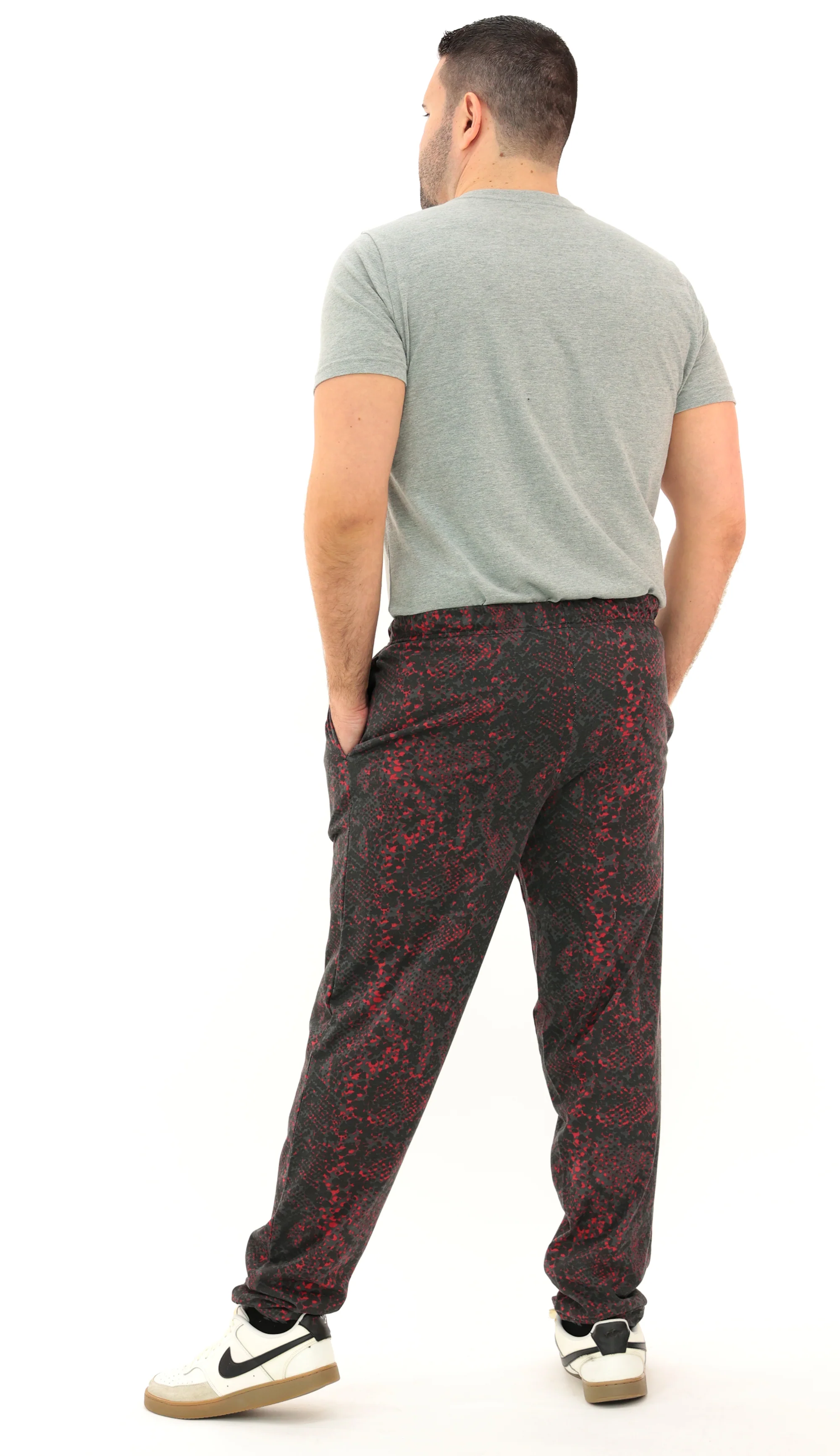 Zubaz NFL Adult Unisex Z88 Embroidered Post Pattern Pant, Atlanta Falcons, X-Small - Image 9