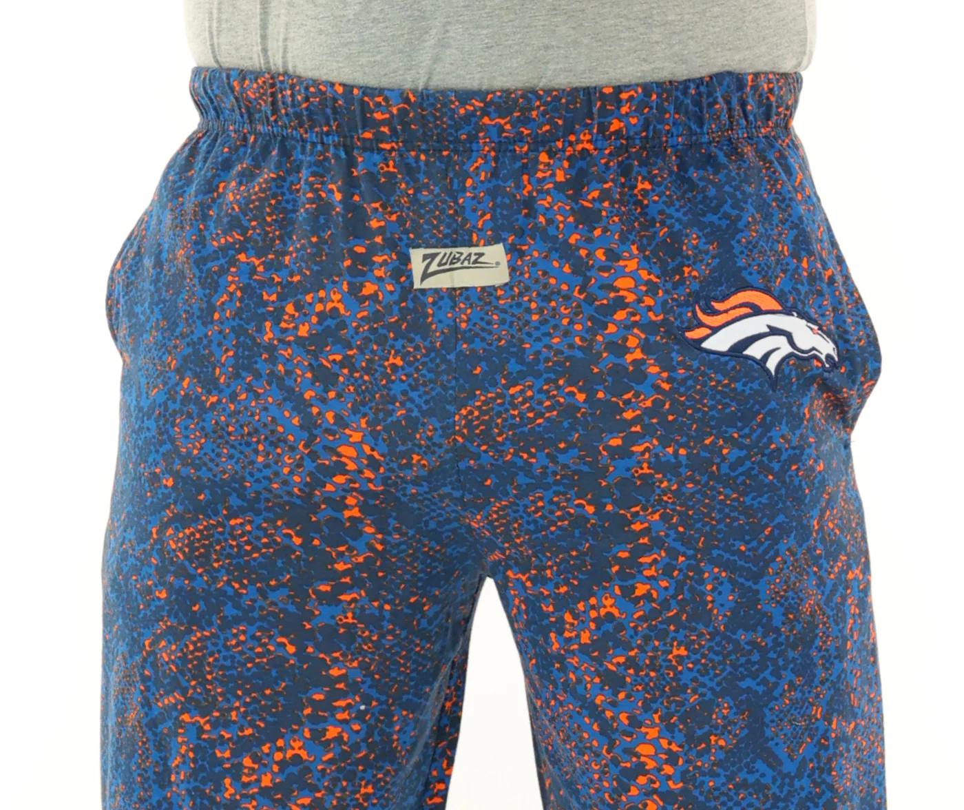 Zubaz NFL Adult Unisex Z88 Embroidered Post Pattern Pant, Denver Broncos, X-Small - Image 38