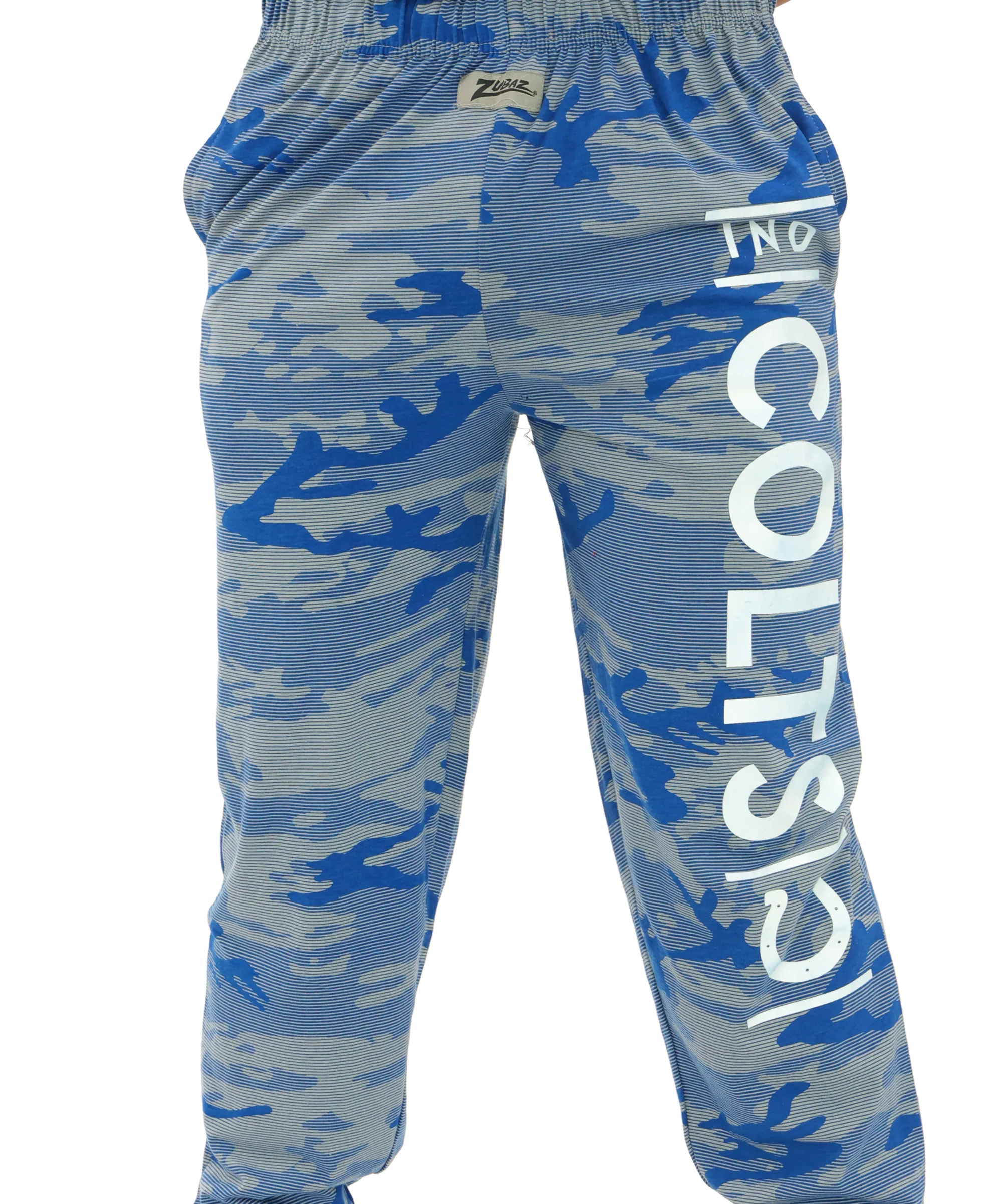 Zubaz NFL Adult Unisex Z88 Camo Lines Pants, Indianapolis Colts - Image 5