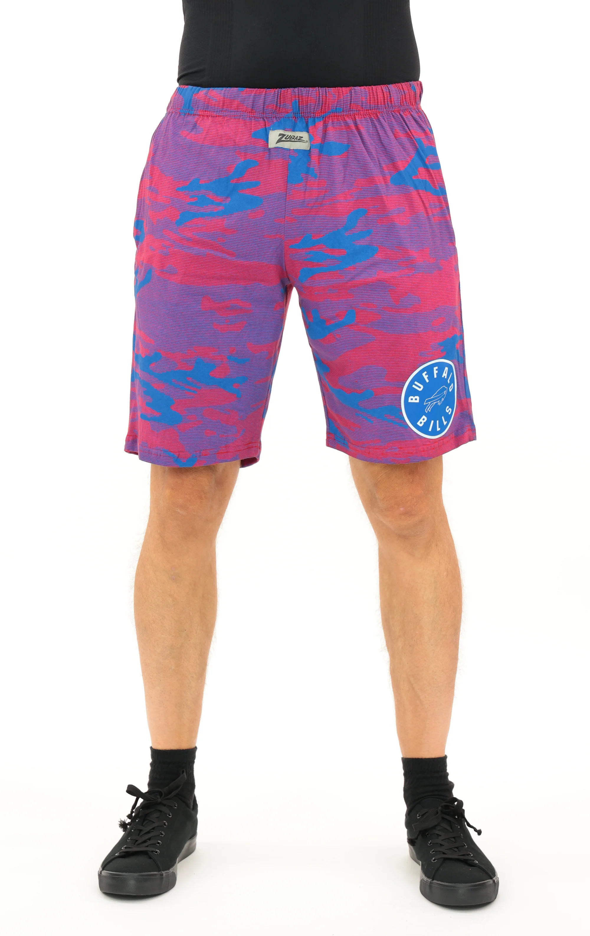 Zubaz NFL Adult Unisex Z88 Camo Lines Shorts, Buffalo Bills - Image 34