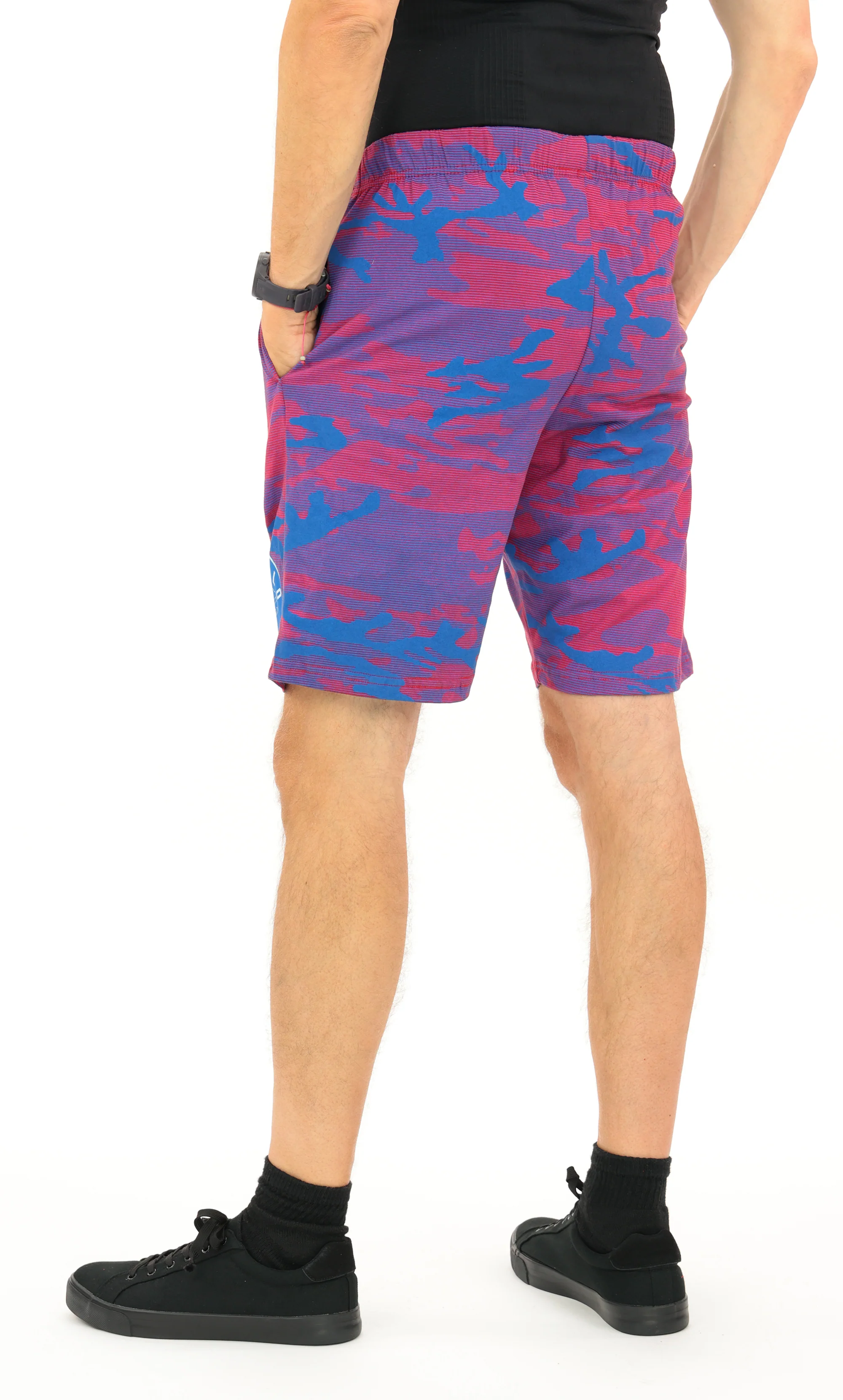 Zubaz NFL Adult Unisex Z88 Camo Lines Shorts, Buffalo Bills - Image 60