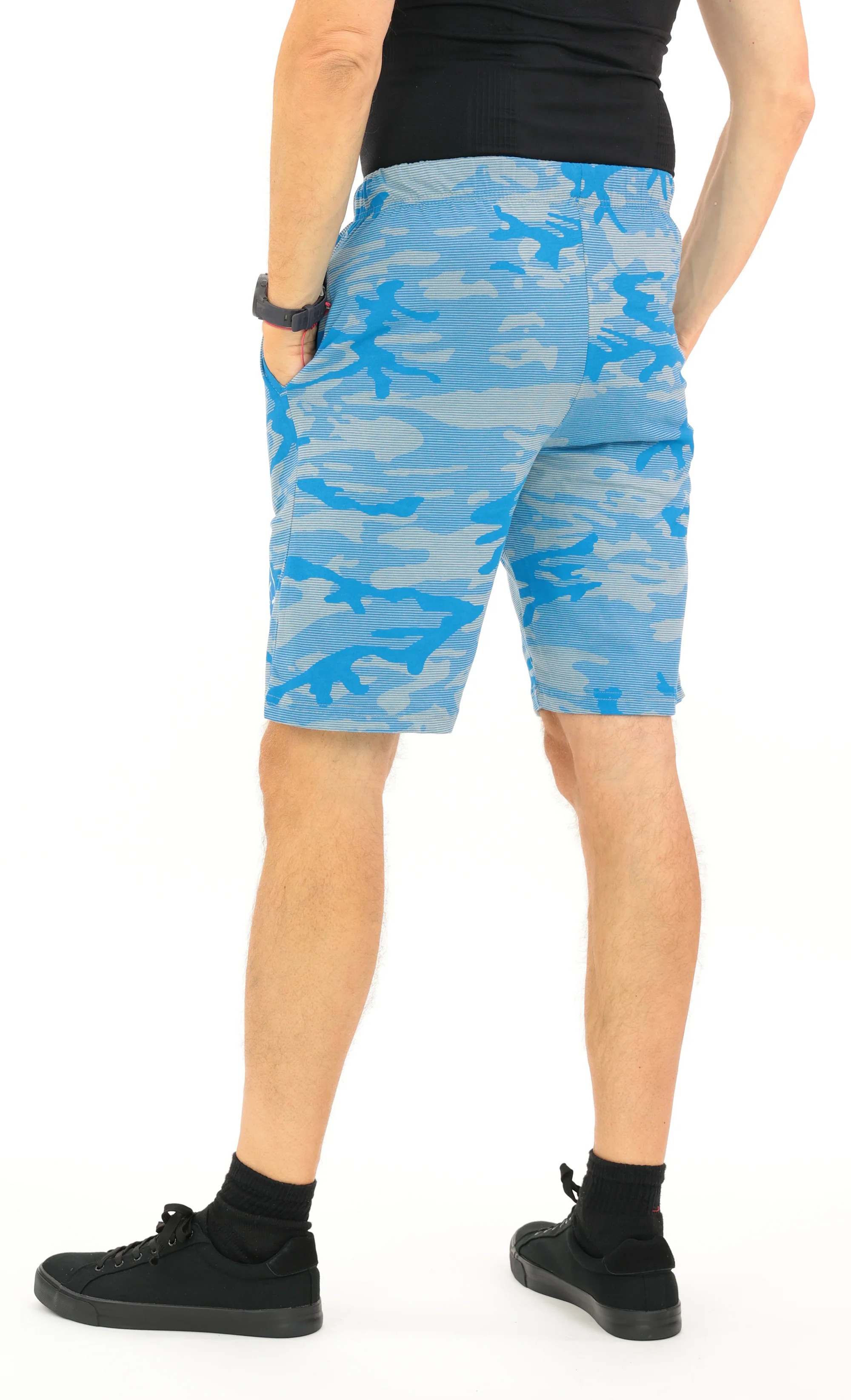Zubaz NFL Adult Unisex Z88 Camo Lines Shorts, Detroit Lions - Image 36