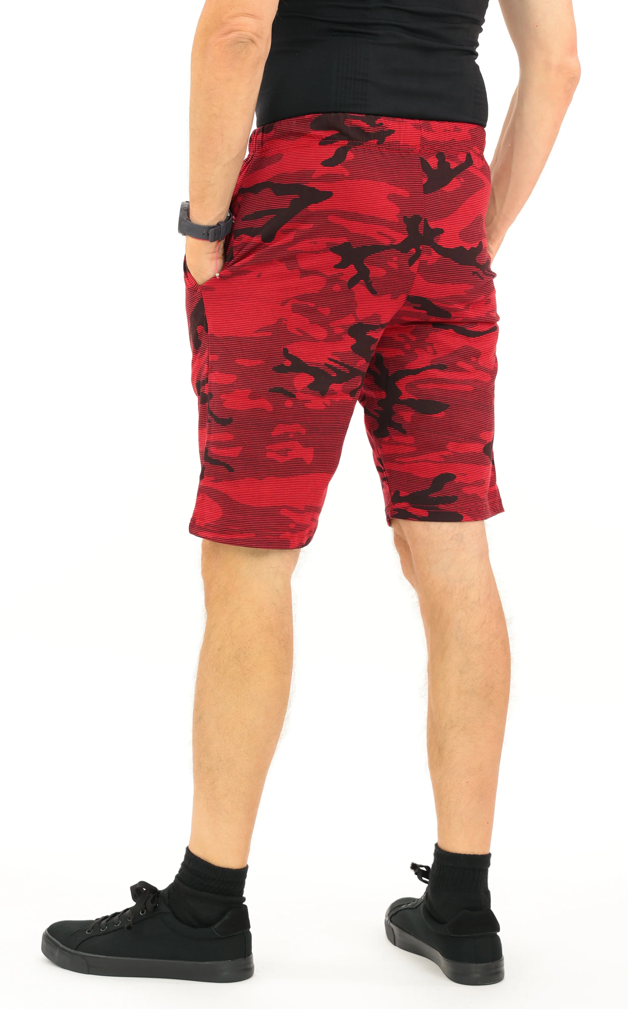 Zubaz NFL Adult Unisex Z88 Camo Lines Shorts, Kansas City Chiefs - Image 60