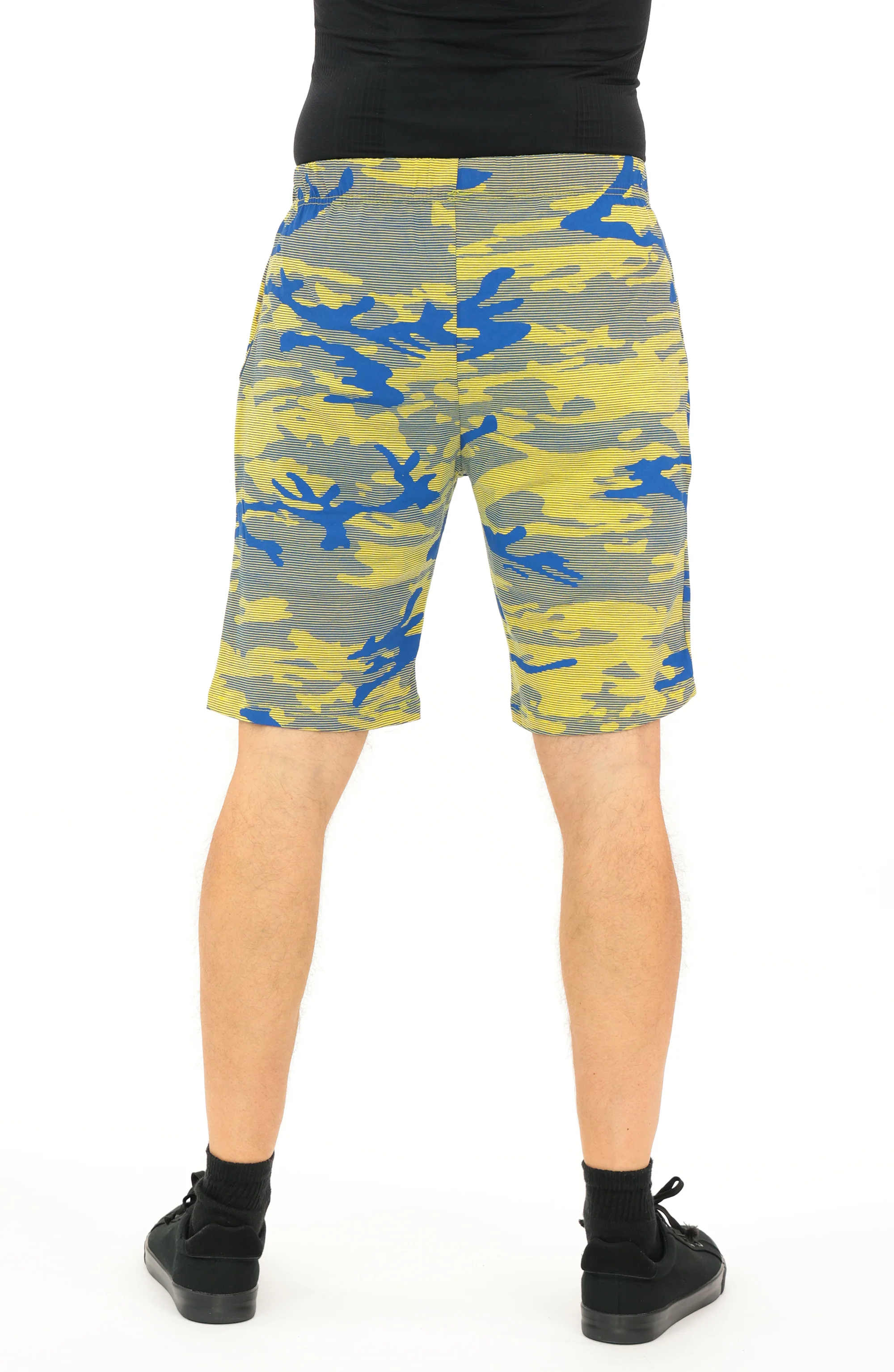 Zubaz NFL Adult Unisex Z88 Camo Lines Shorts, Los Angeles Rams - Image 11