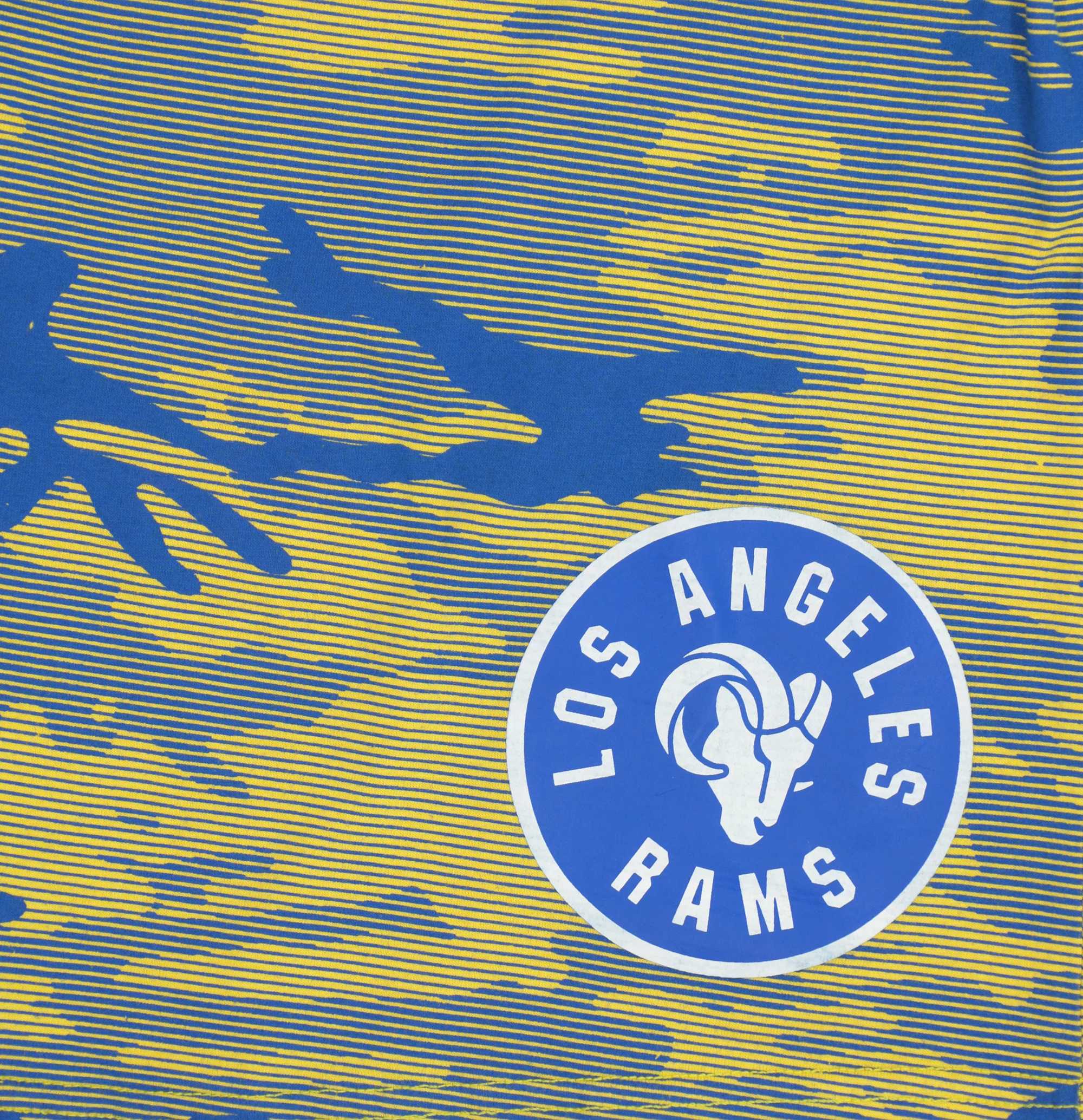 Zubaz NFL Adult Unisex Z88 Camo Lines Shorts, Los Angeles Rams - Image 53