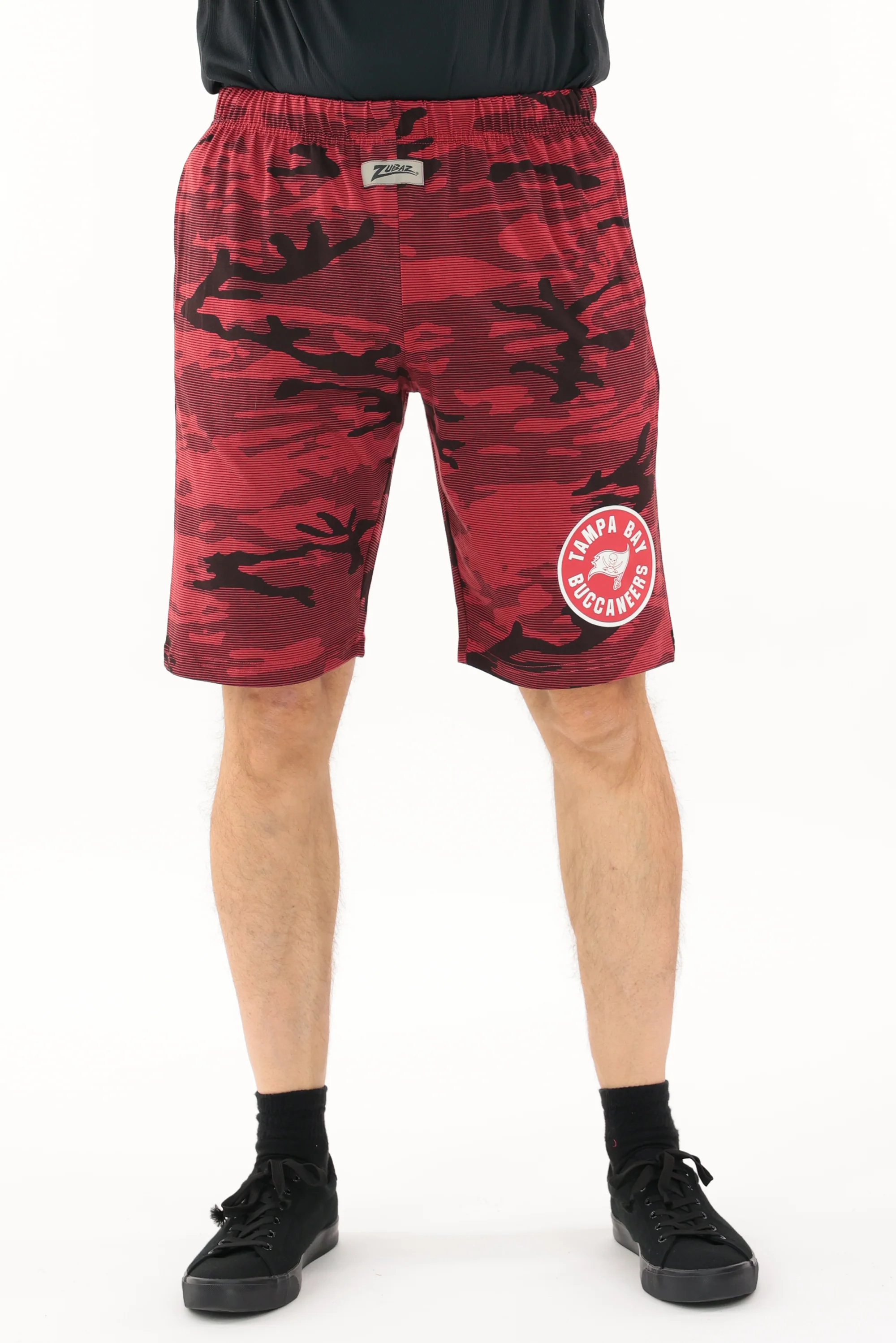 Zubaz NFL Adult Unisex Z88 Camo Lines Shorts, Tampa Bay Buccaneers - Image 21