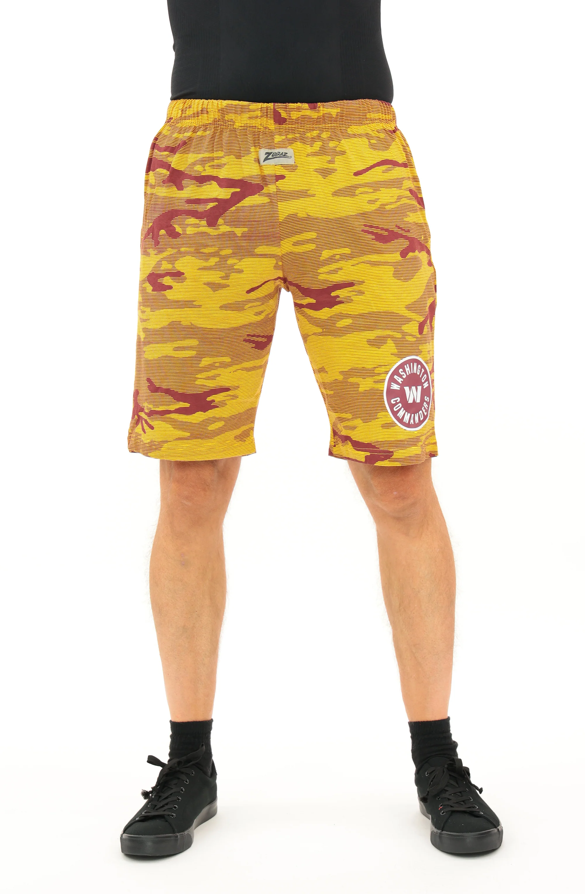 Zubaz NFL Adult Unisex Z88 Camo Lines Shorts, Washington Commanders - Image 28