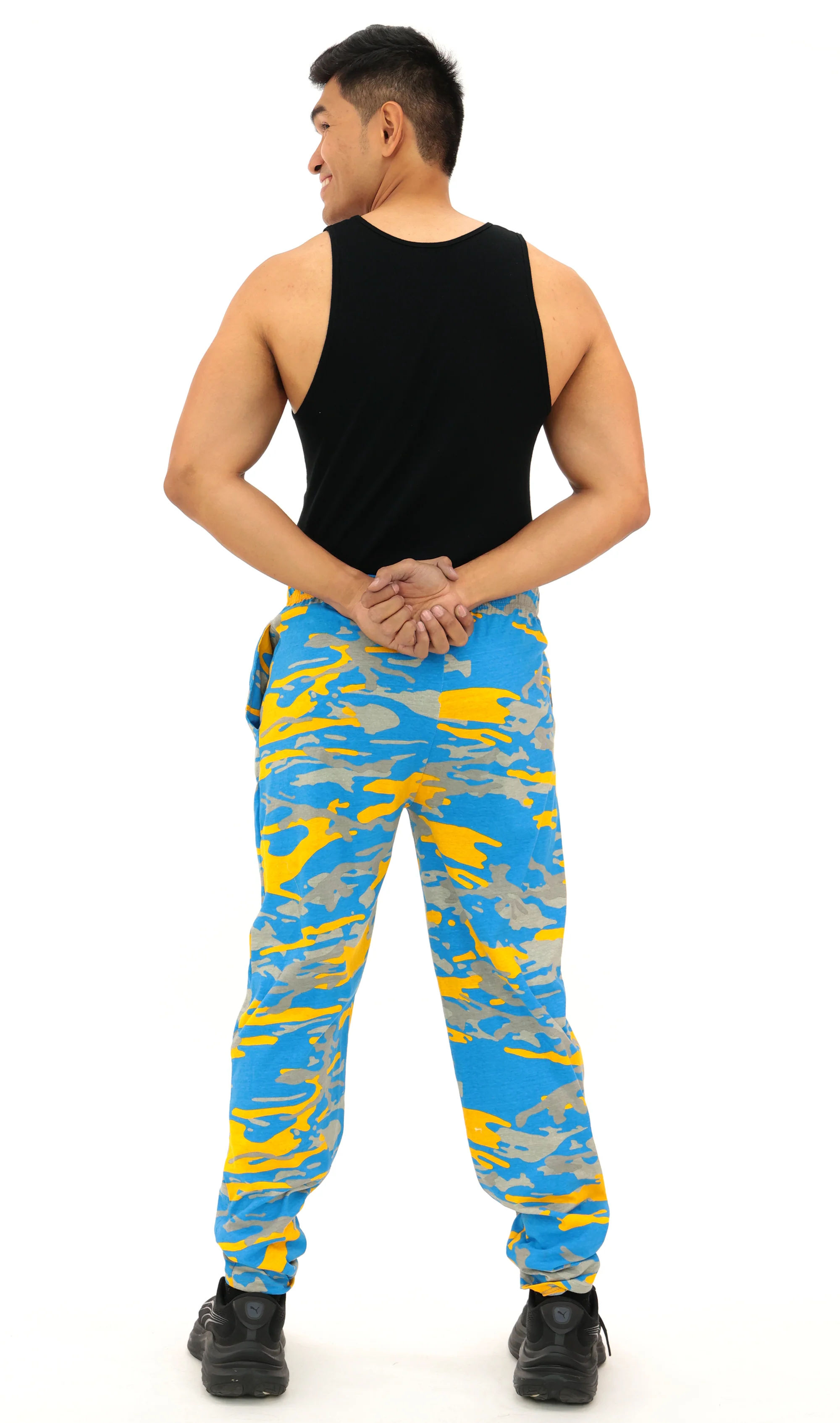 Zubaz NFL Adult Unisex Z88 Embroidered Alt Camo Pants, Los Angeles Chargers - Image 3