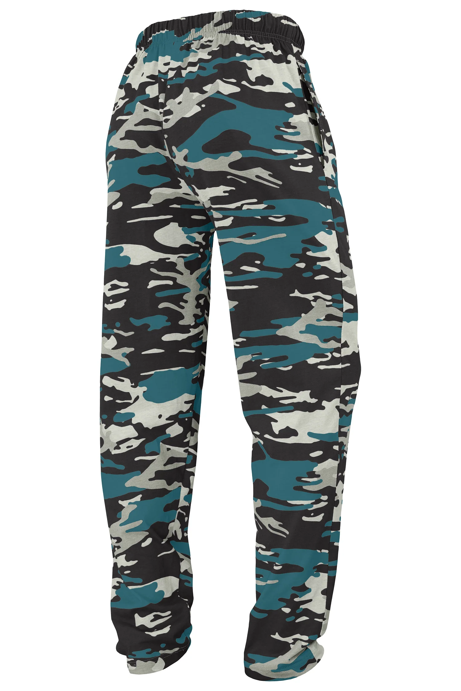 Zubaz NFL Adult Unisex Z88 Embroidered Alt Camo Pants, Philadelphia Eagles - Image 2