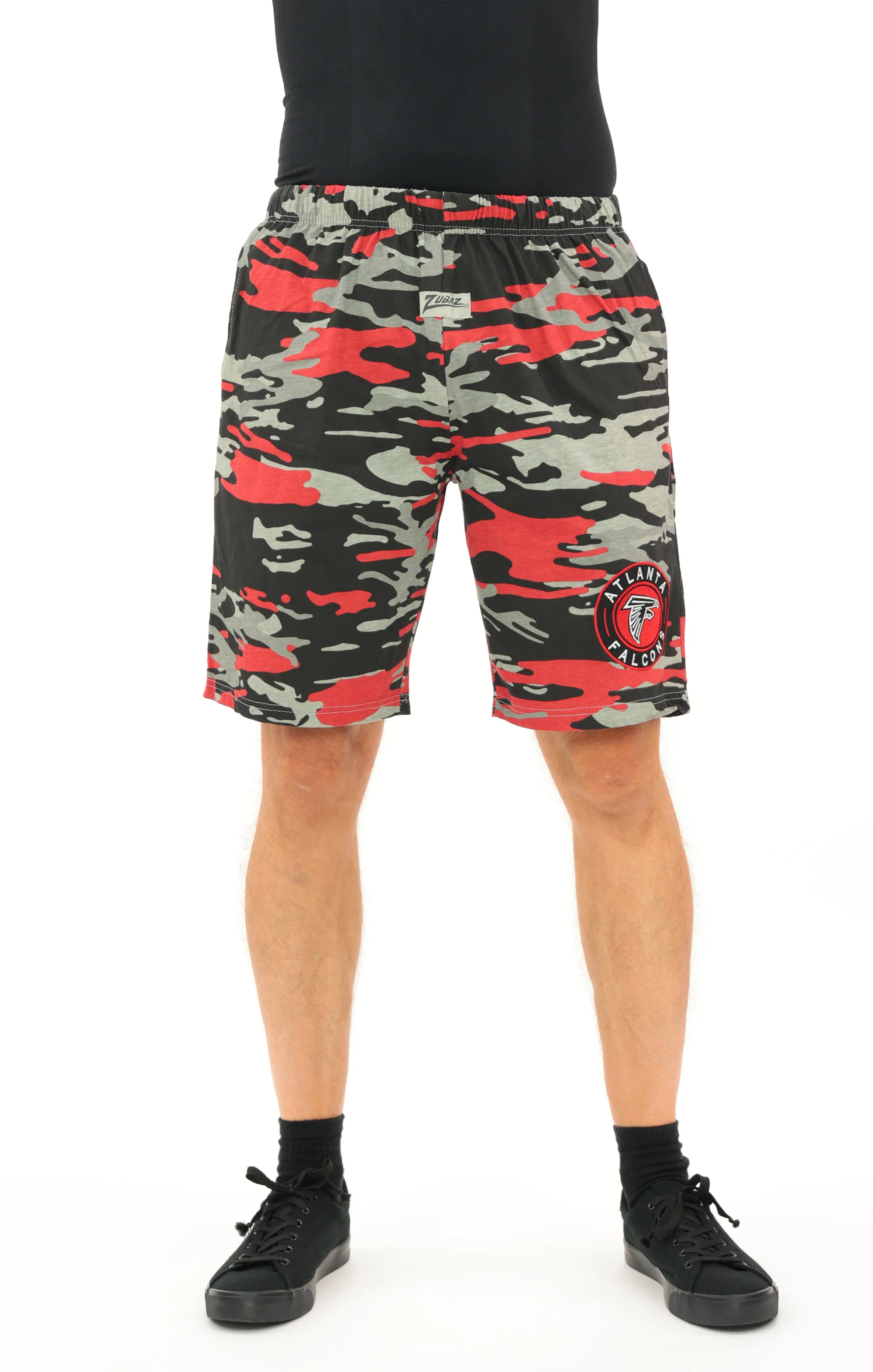 Zubaz NFL Adult Unisex Z88 Embroidered Alt Camo Shorts, Atlanta Falcons - Image 35