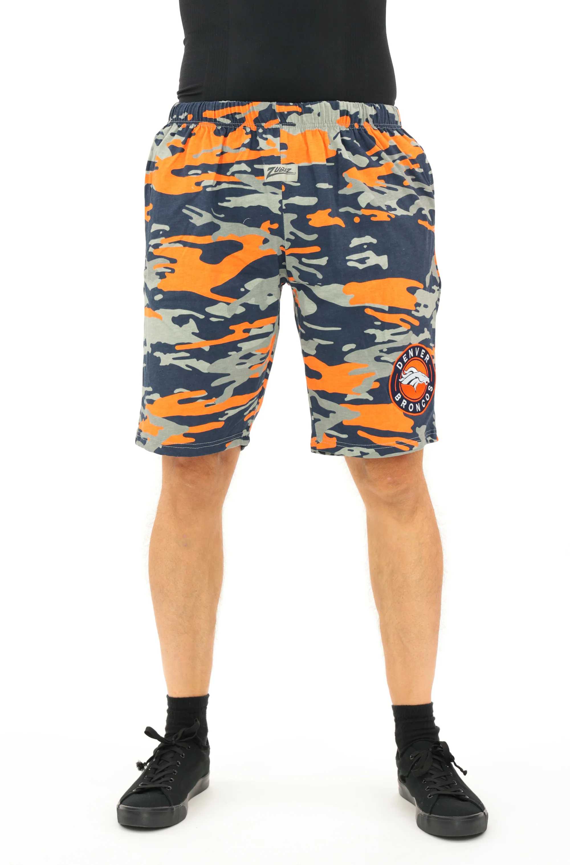 Zubaz NFL Adult Unisex Z88 Embroidered Alt Camo Shorts, Denver Broncos - Image 28