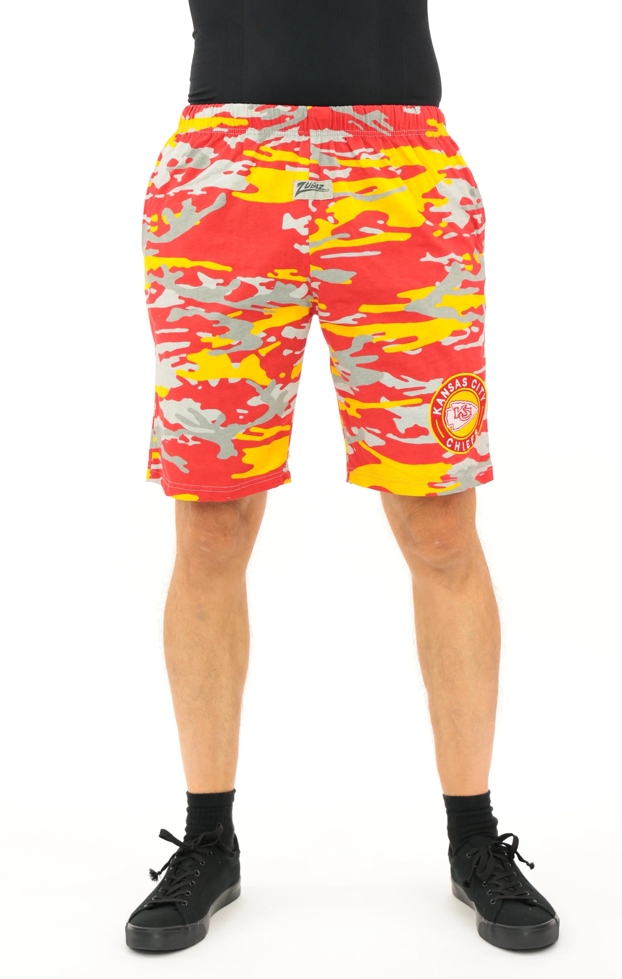 Zubaz NFL Adult Unisex Z88 Embroidered Alt Camo Shorts, Kansas City Chiefs - Image 57