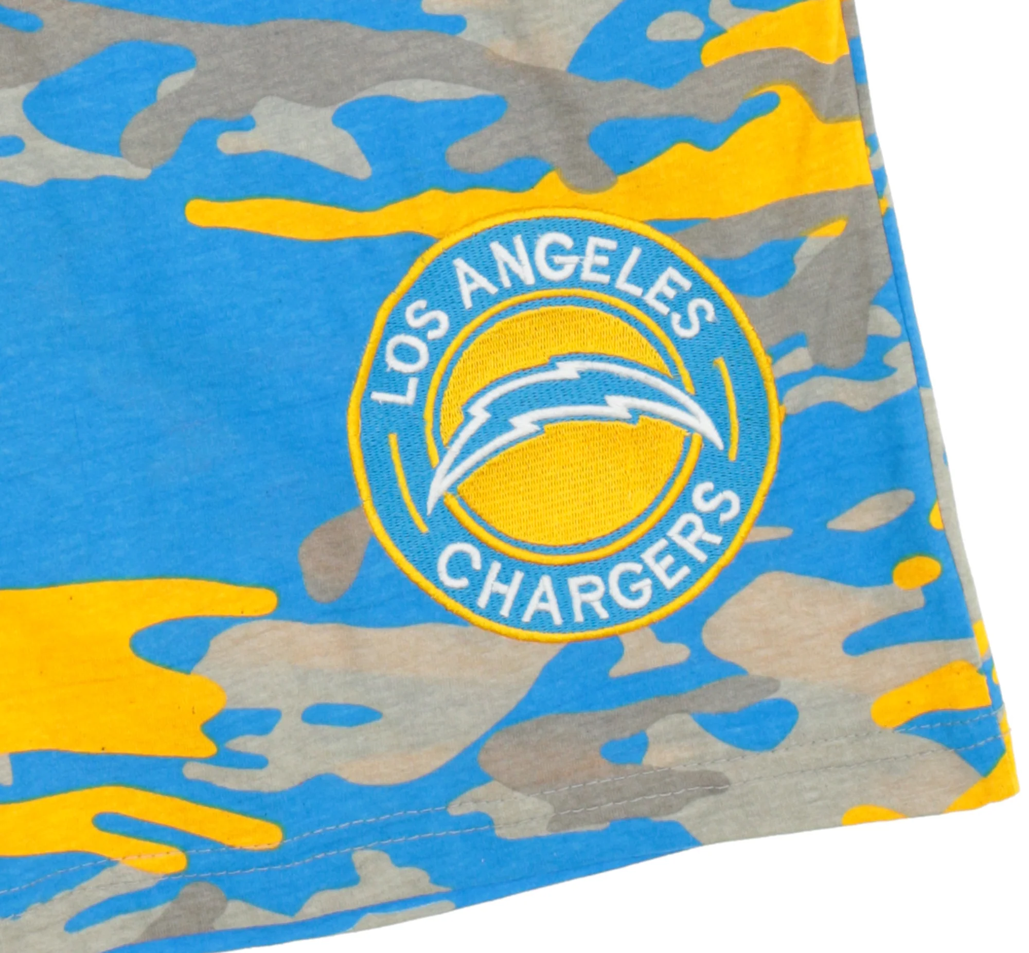 Zubaz NFL Adult Unisex Z88 Embroidered Alt Camo Shorts, Los Angeles Chargers - Image 6