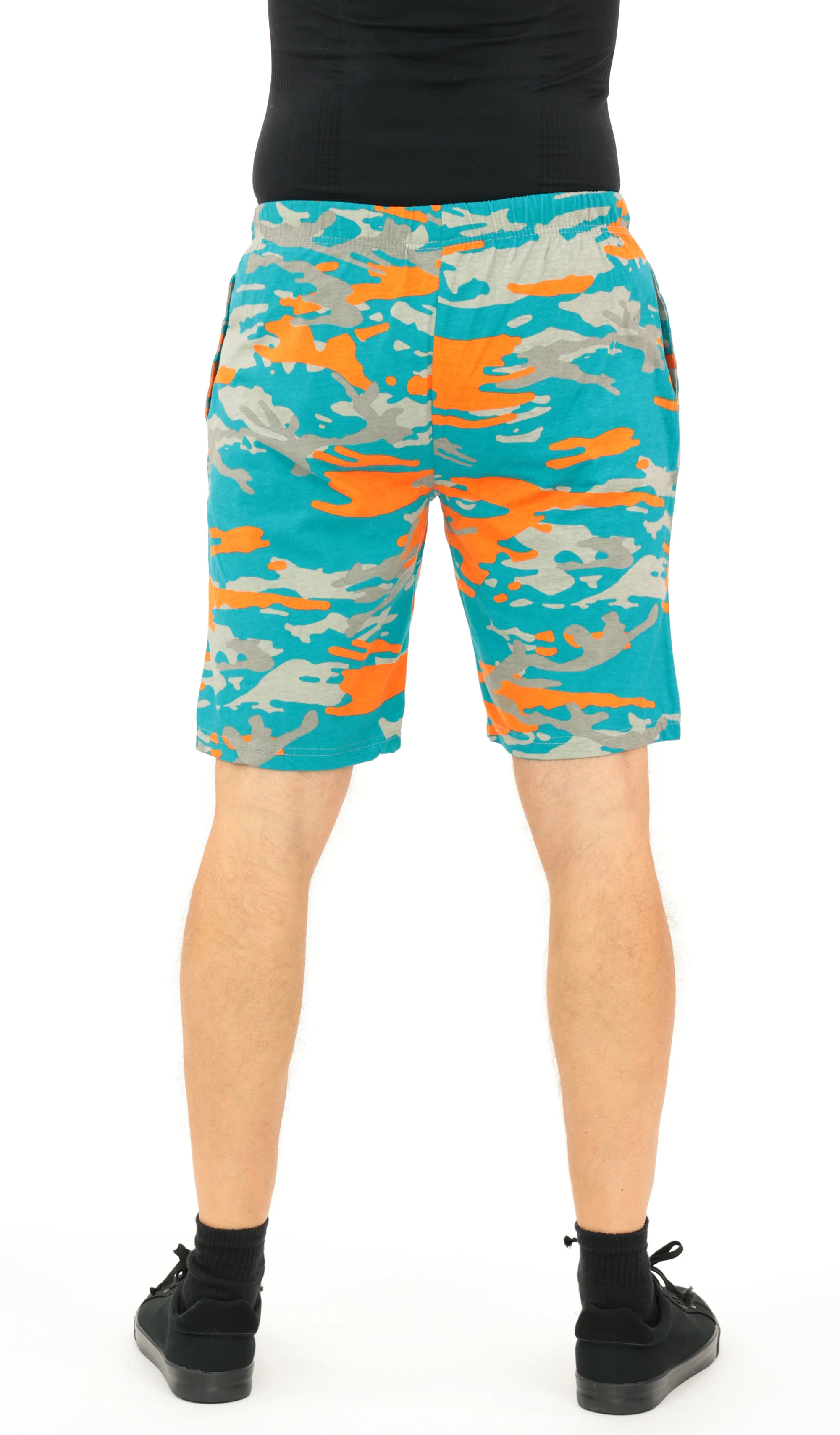 Zubaz NFL Adult Unisex Z88 Embroidered Alt Camo Shorts, Miami Dolphins - Image 36