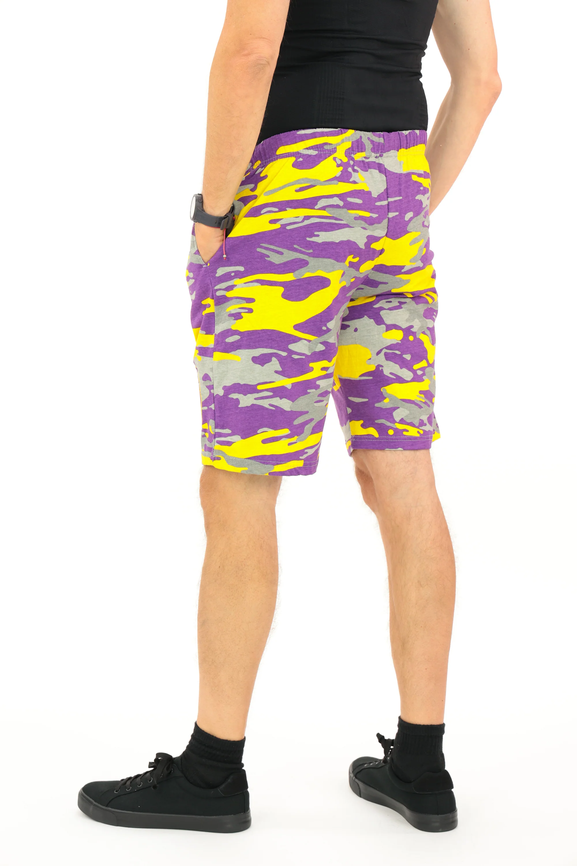 Zubaz NFL Adult Unisex Z88 Embroidered Alt Camo Shorts, Minnesota Vikings - Image 33
