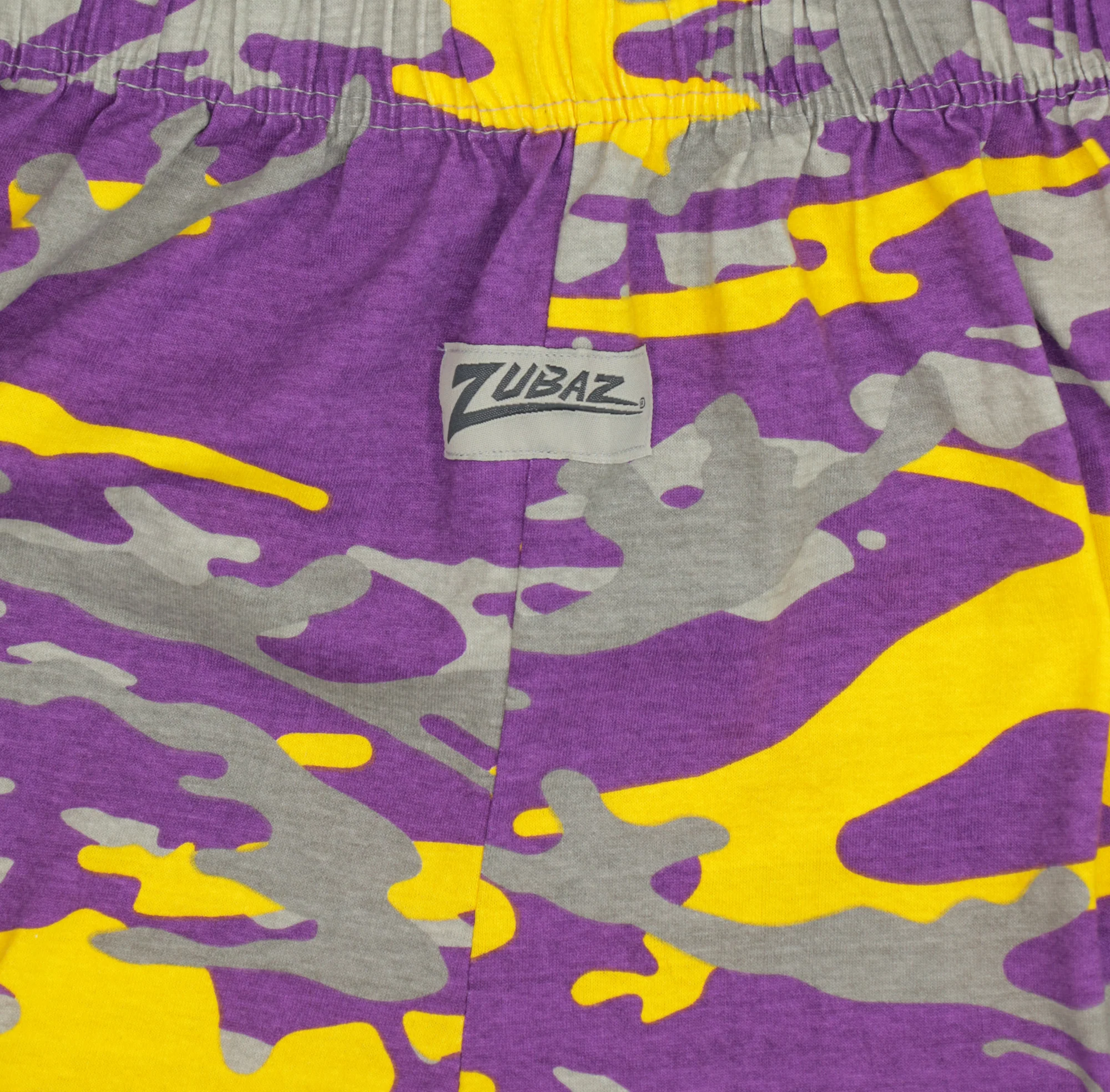 Zubaz NFL Adult Unisex Z88 Embroidered Alt Camo Shorts, Minnesota Vikings - Image 6