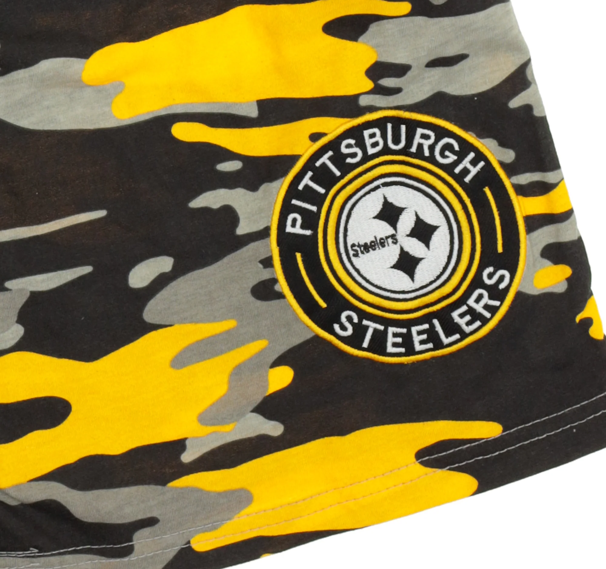 Zubaz NFL Adult Unisex Z88 Embroidered Alt Camo Shorts, Pittsburgh Steelers - Image 51