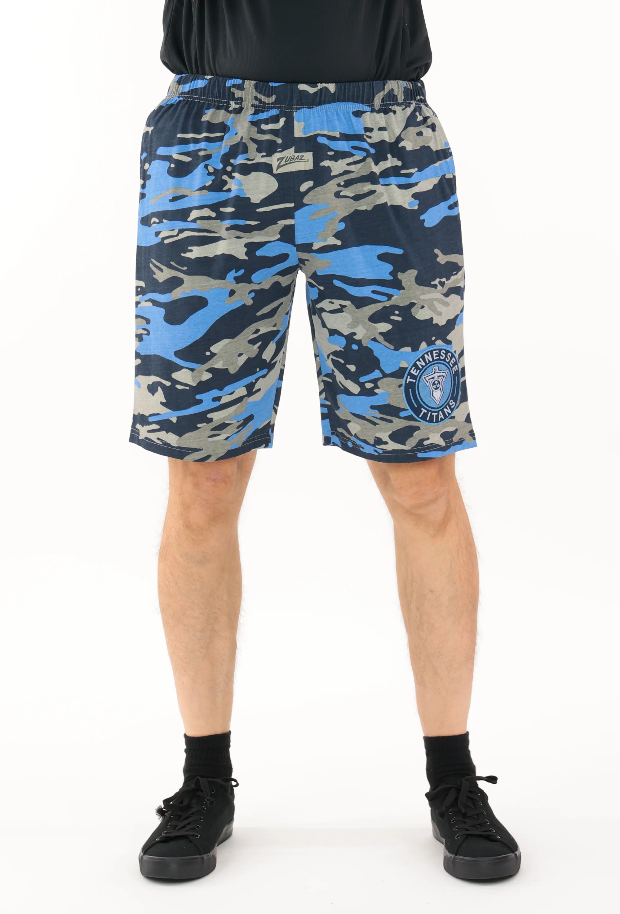 Zubaz NFL Adult Unisex Z88 Embroidered Alt Camo Shorts, Tennessee Titans - Image 55